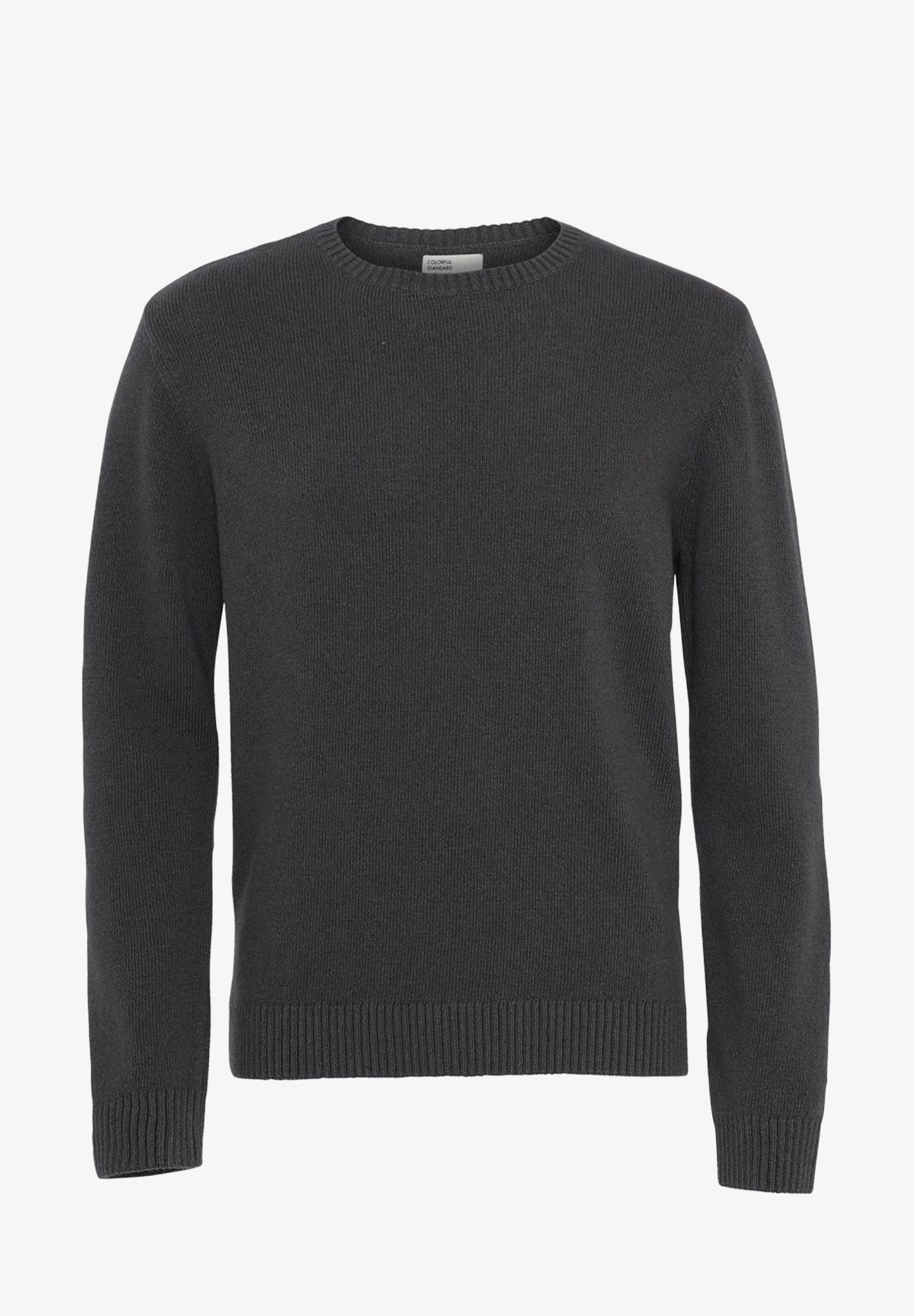 COLORFUL STANDARD - Classic Merino Wool Crew - Lava Grey - BACKYARD
