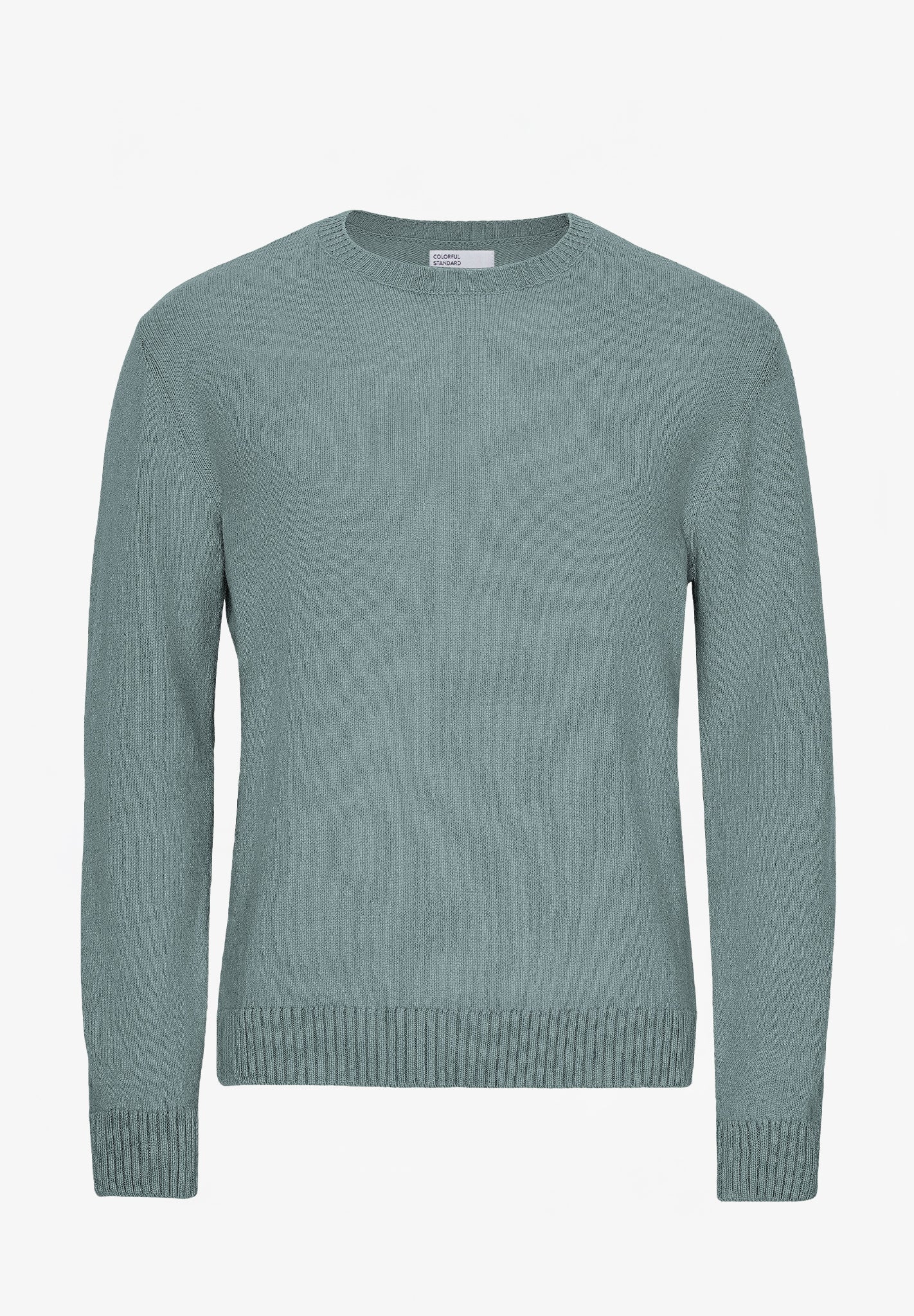 COLORFUL STANDARD - Classic Merino Wool Crew - Steel Blue - BACKYARD