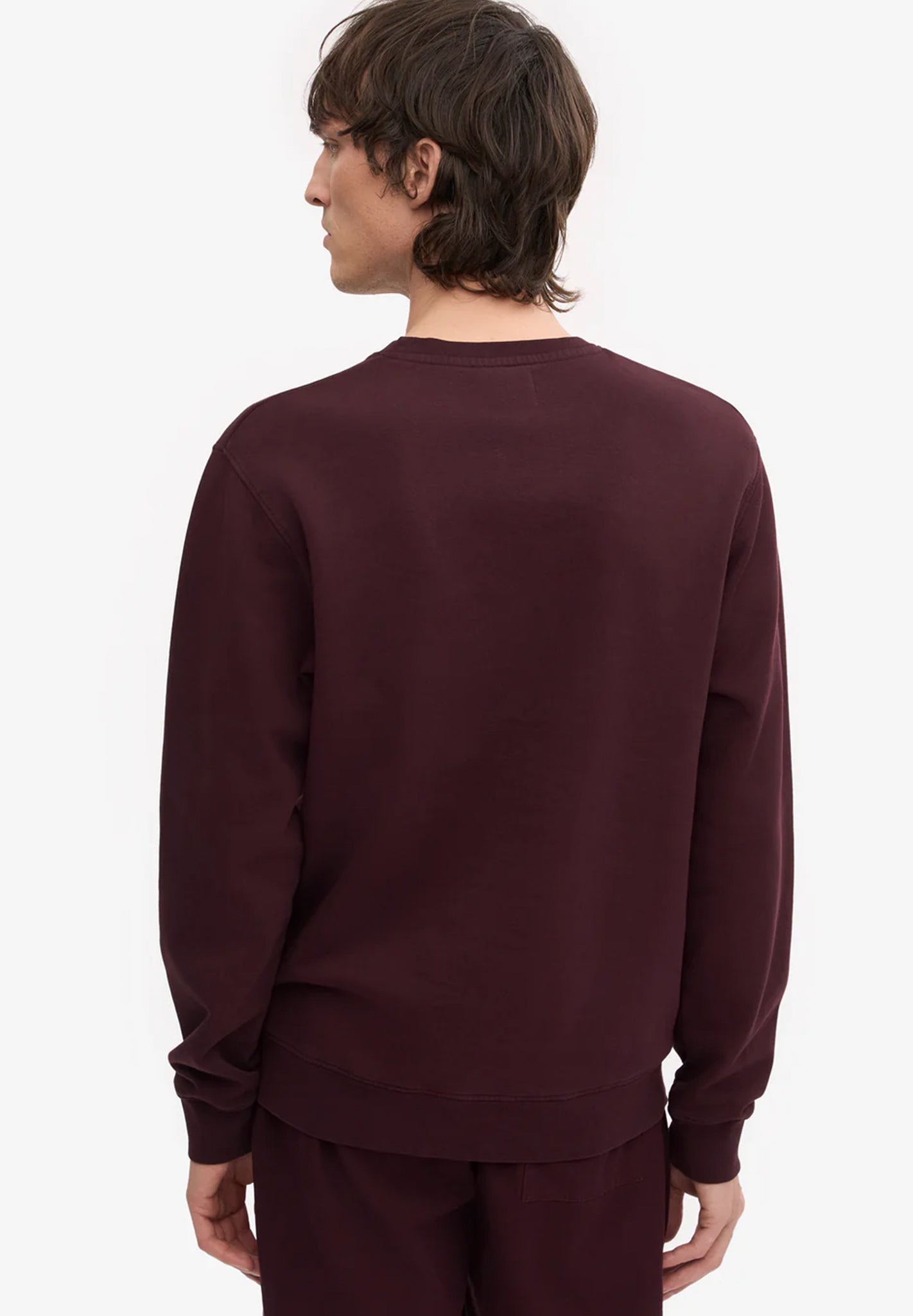 COLORFUL STANDARD - Classic Organic Crew - Oxblood Red - BACKYARD