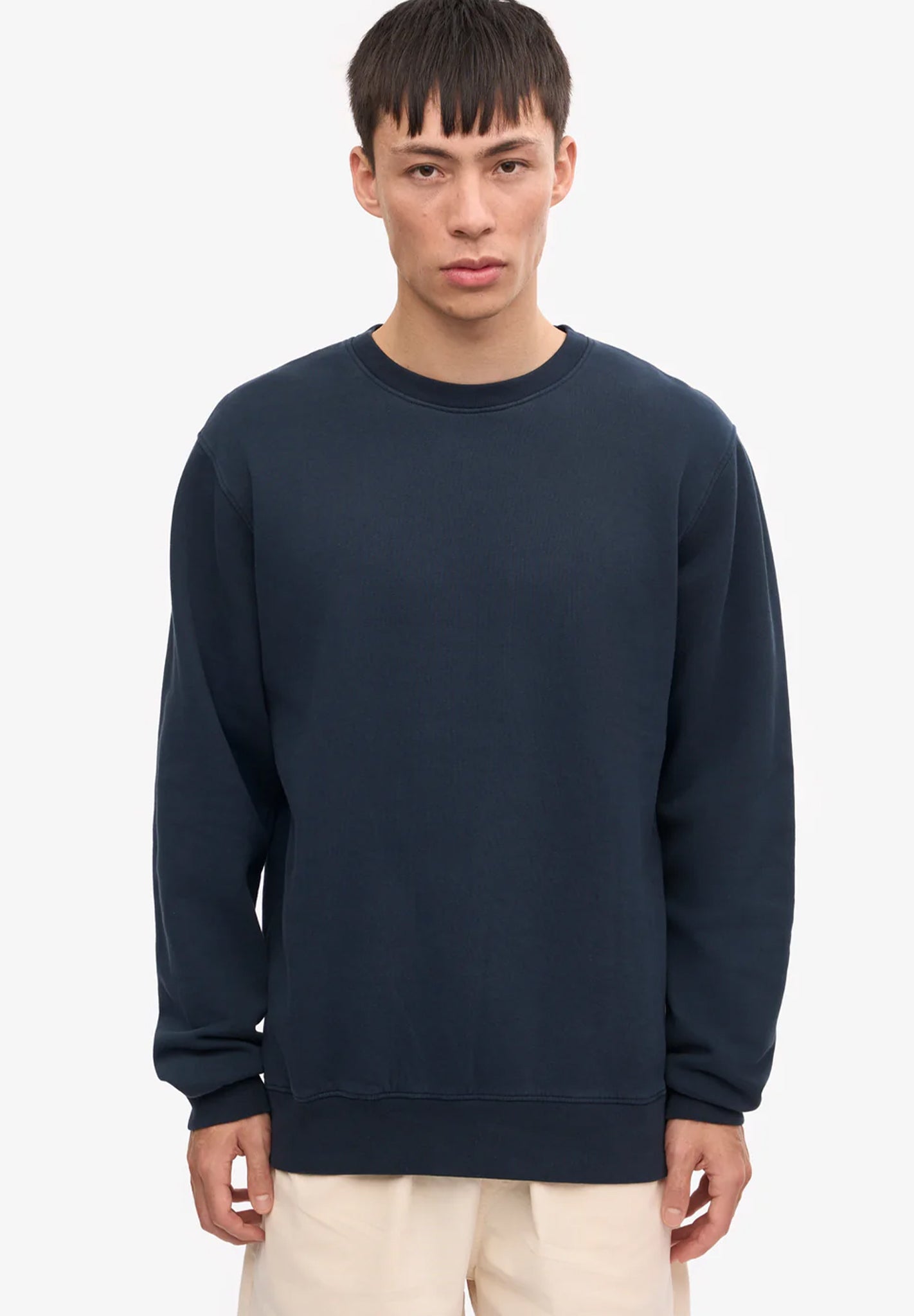 COLORFUL STANDARD - Classic Organic Crew - Navy Blue - BACKYARD