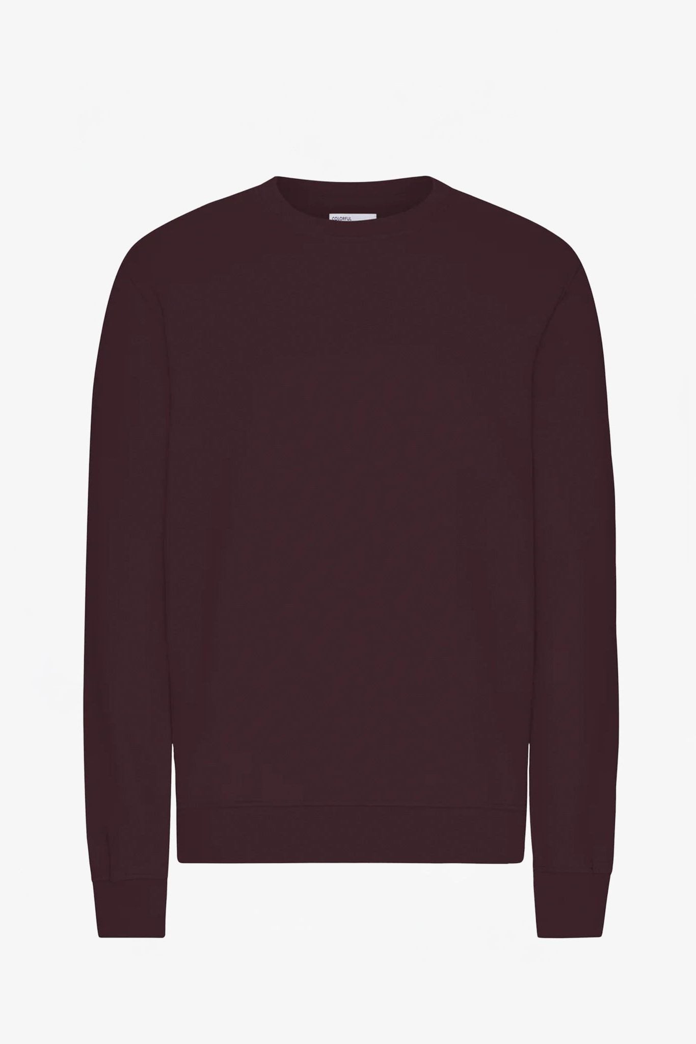 COLORFUL STANDARD - Classic Organic Crew - Oxblood Red - BACKYARD