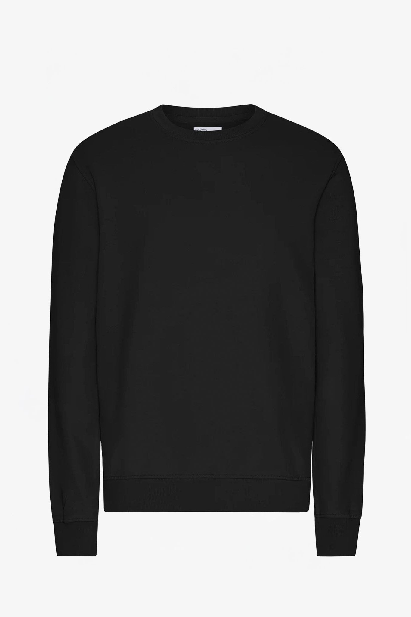 COLORFUL STANDARD - Classic Organic Crew - Deep Black - BACKYARD