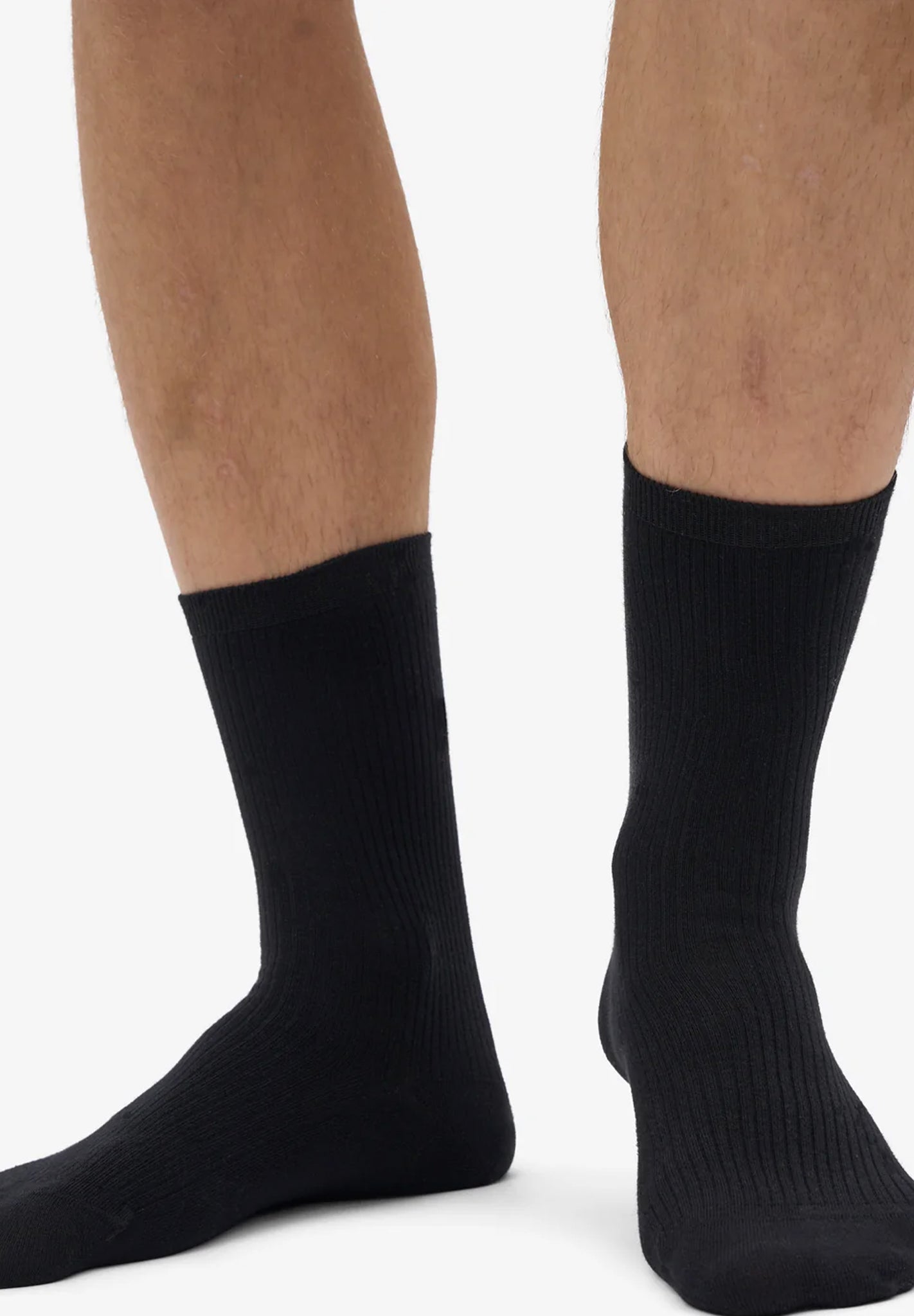 COLORFUL STANDARD - Classic Organic Sock - Deep Black - BACKYARD