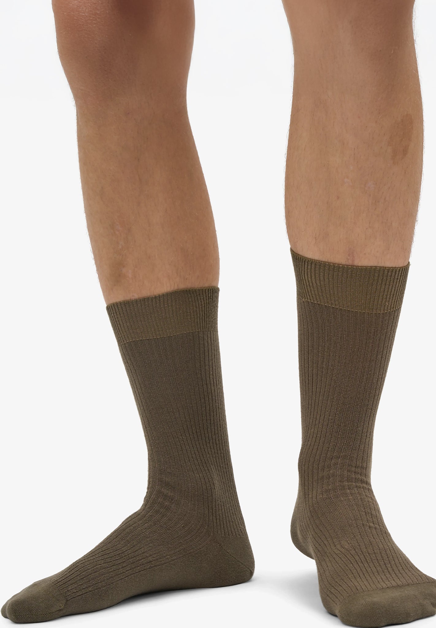 COLORFUL STANDARD - Classic Organic Sock - Dusty Olive - BACKYARD