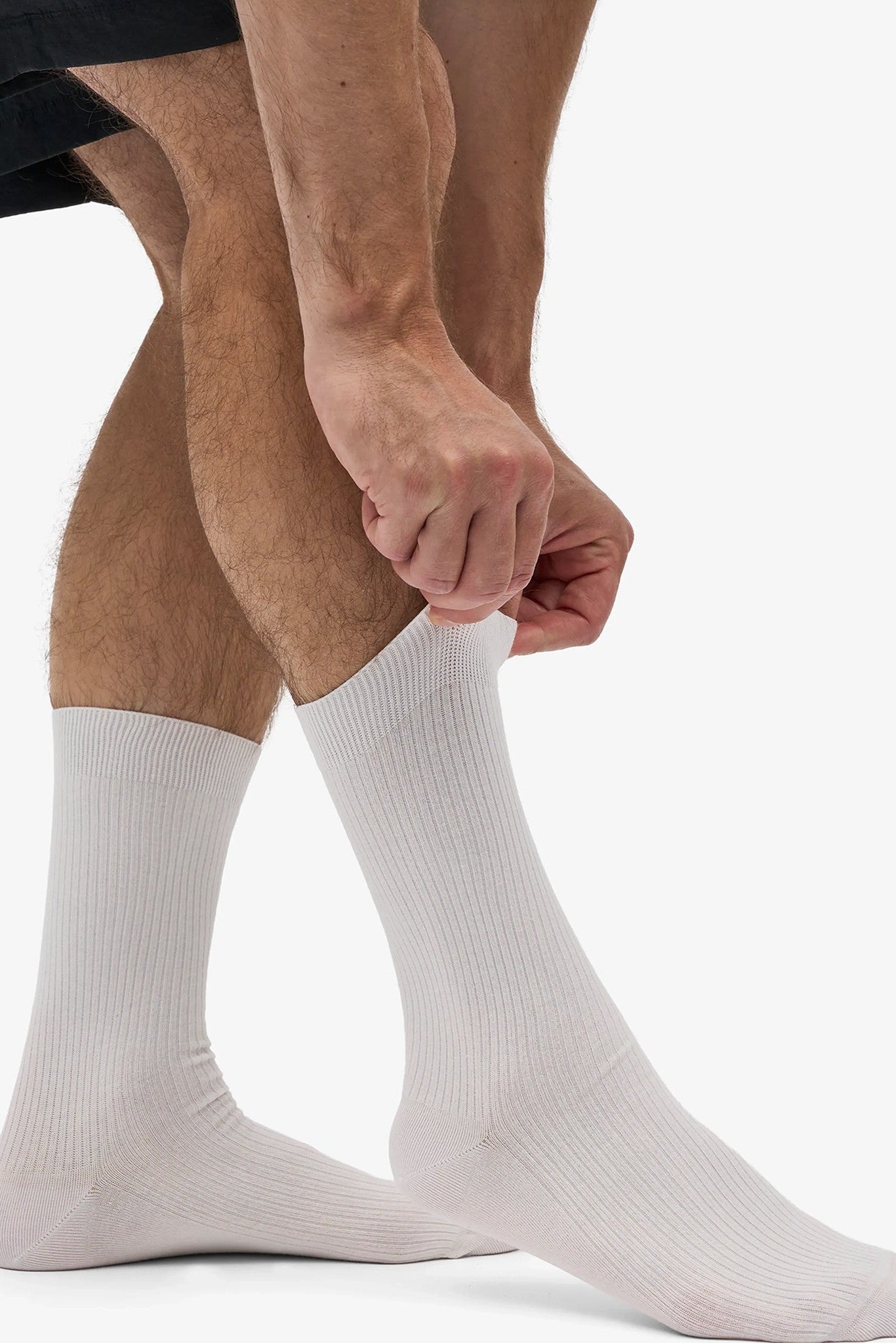 COLORFUL STANDARD - Classic Organic Sock - Optical White - BACKYARD