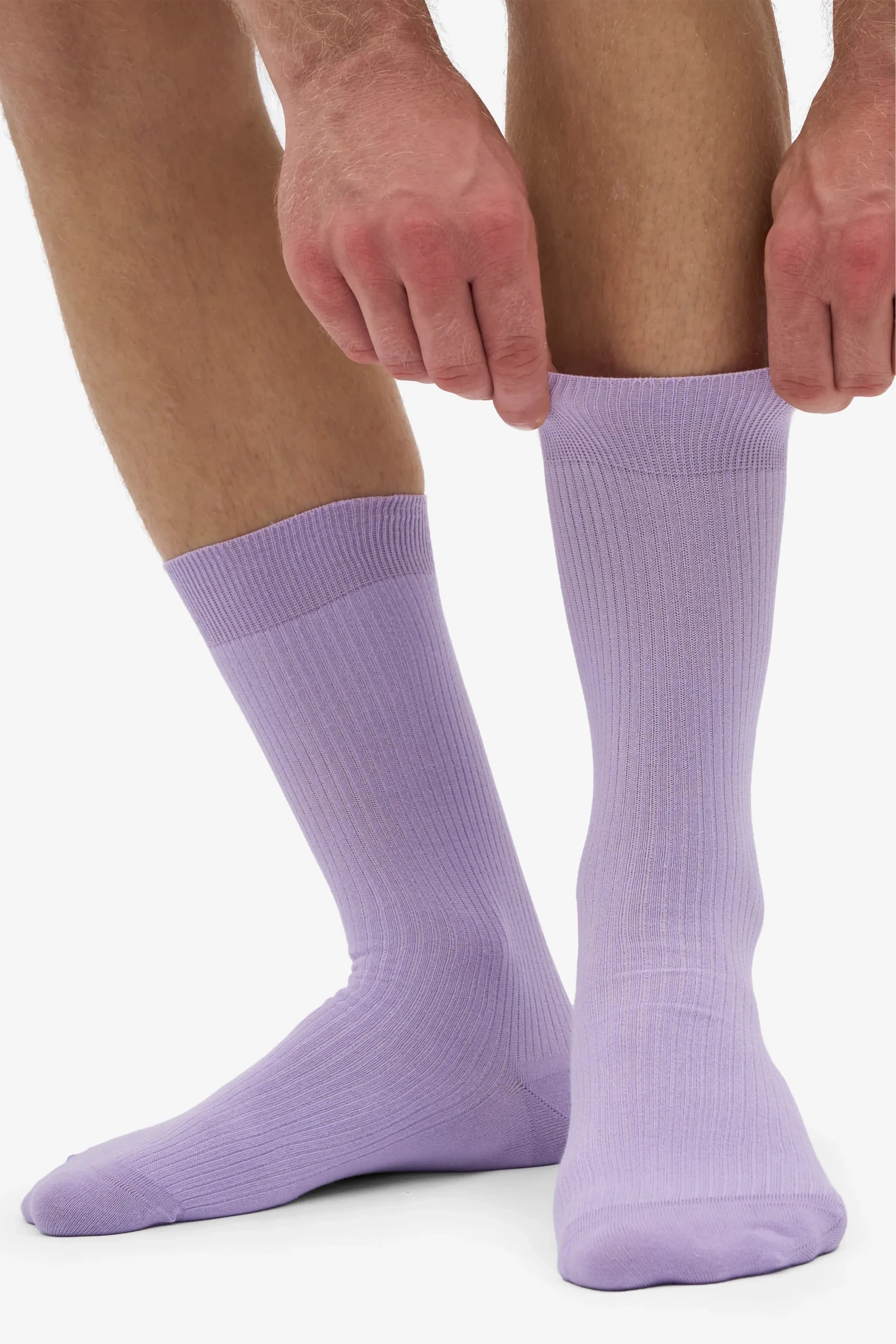 COLORFUL STANDARD - Classic Organic Sock - Soft Lavender - BACKYARD