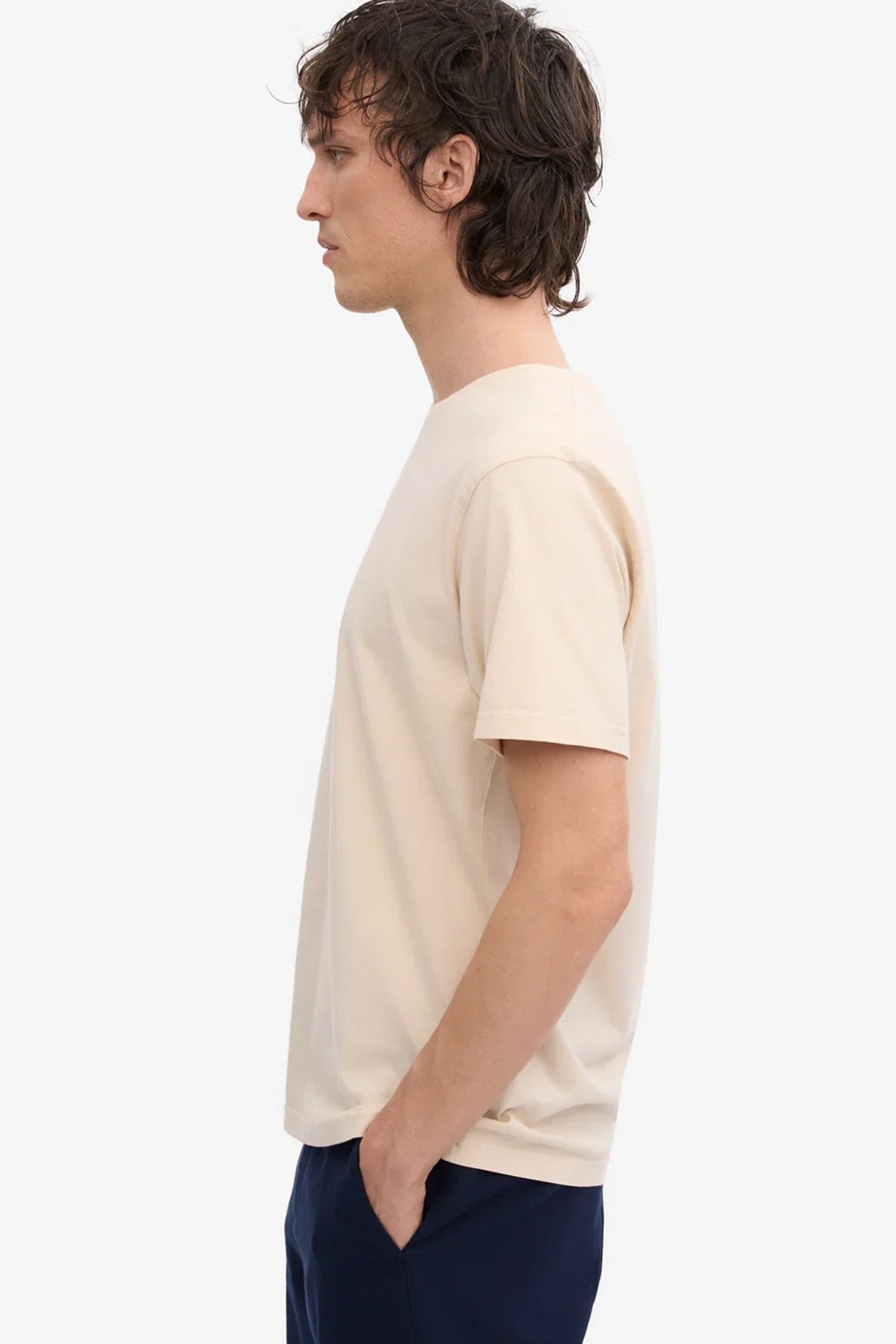 COLORFUL STANDARD - Classic Organic Tee - Ivory White - BACKYARD