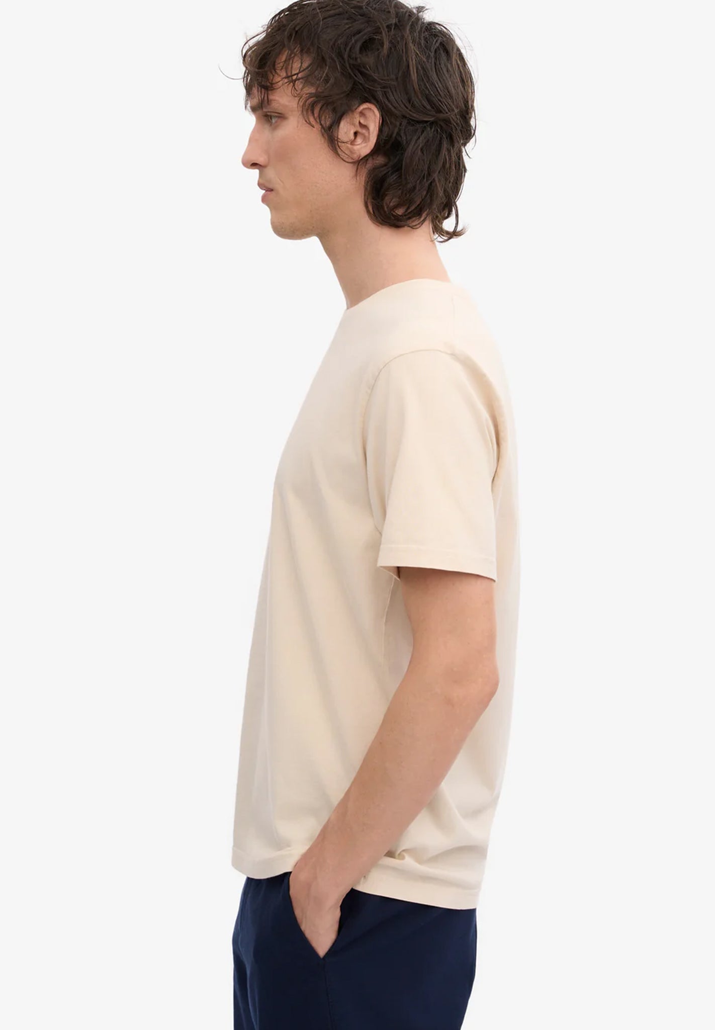 COLORFUL STANDARD - Classic Organic Tee - Ivory White - BACKYARD