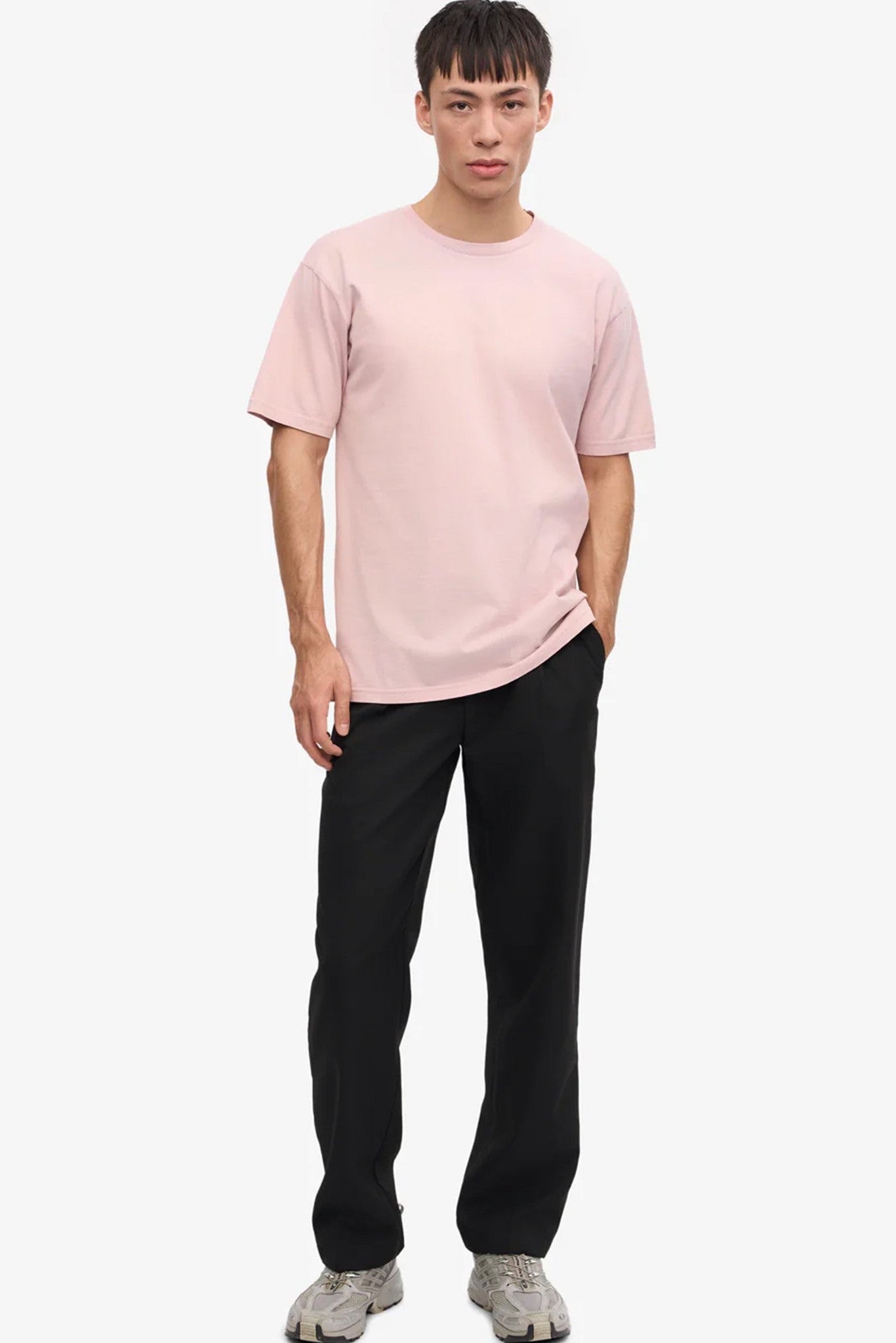 COLORFUL STANDARD - Classic Organic Tee - Faded Pink - BACKYARD