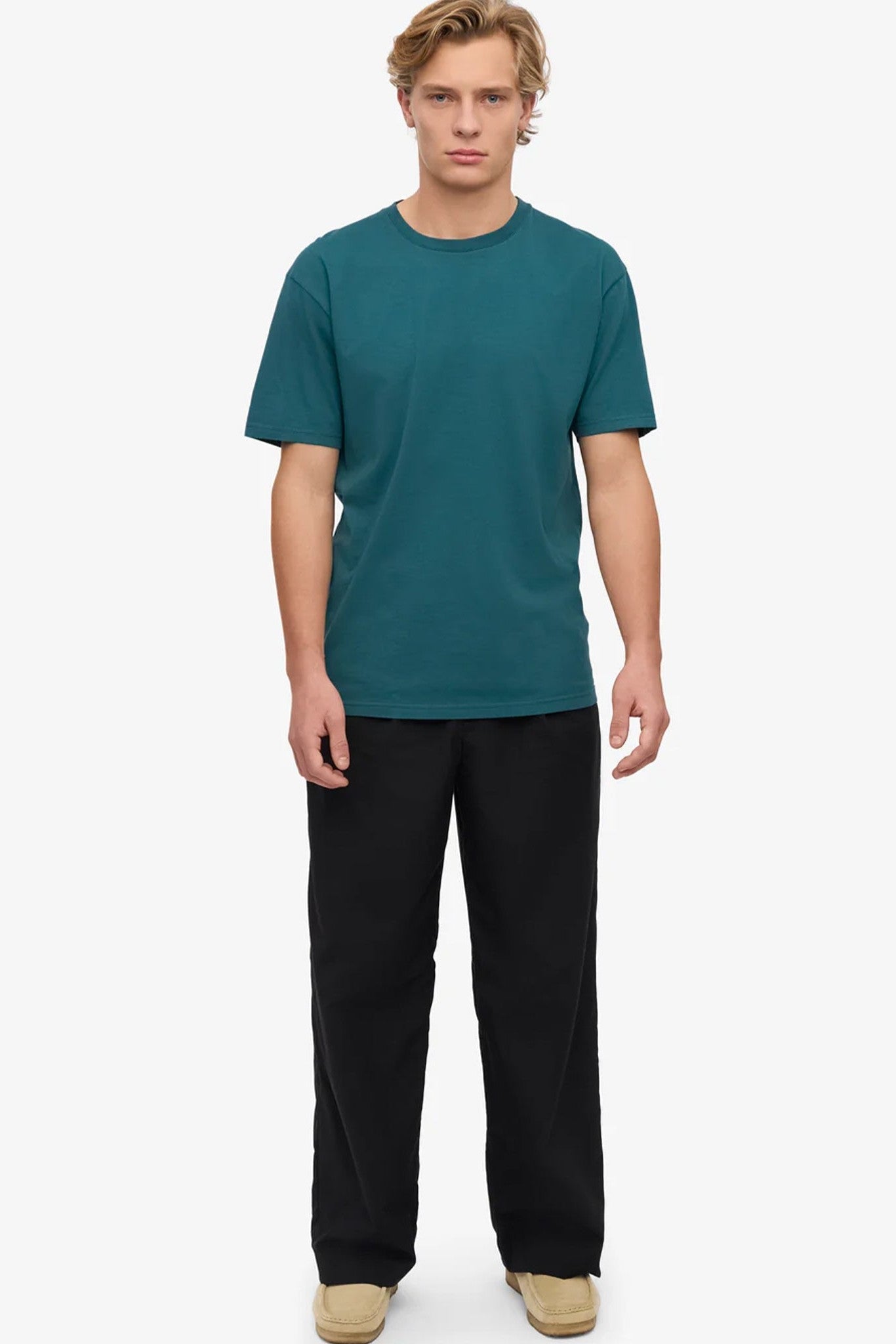 COLORFUL STANDARD - Classic Organic Tee - Ocean Green - BACKYARD