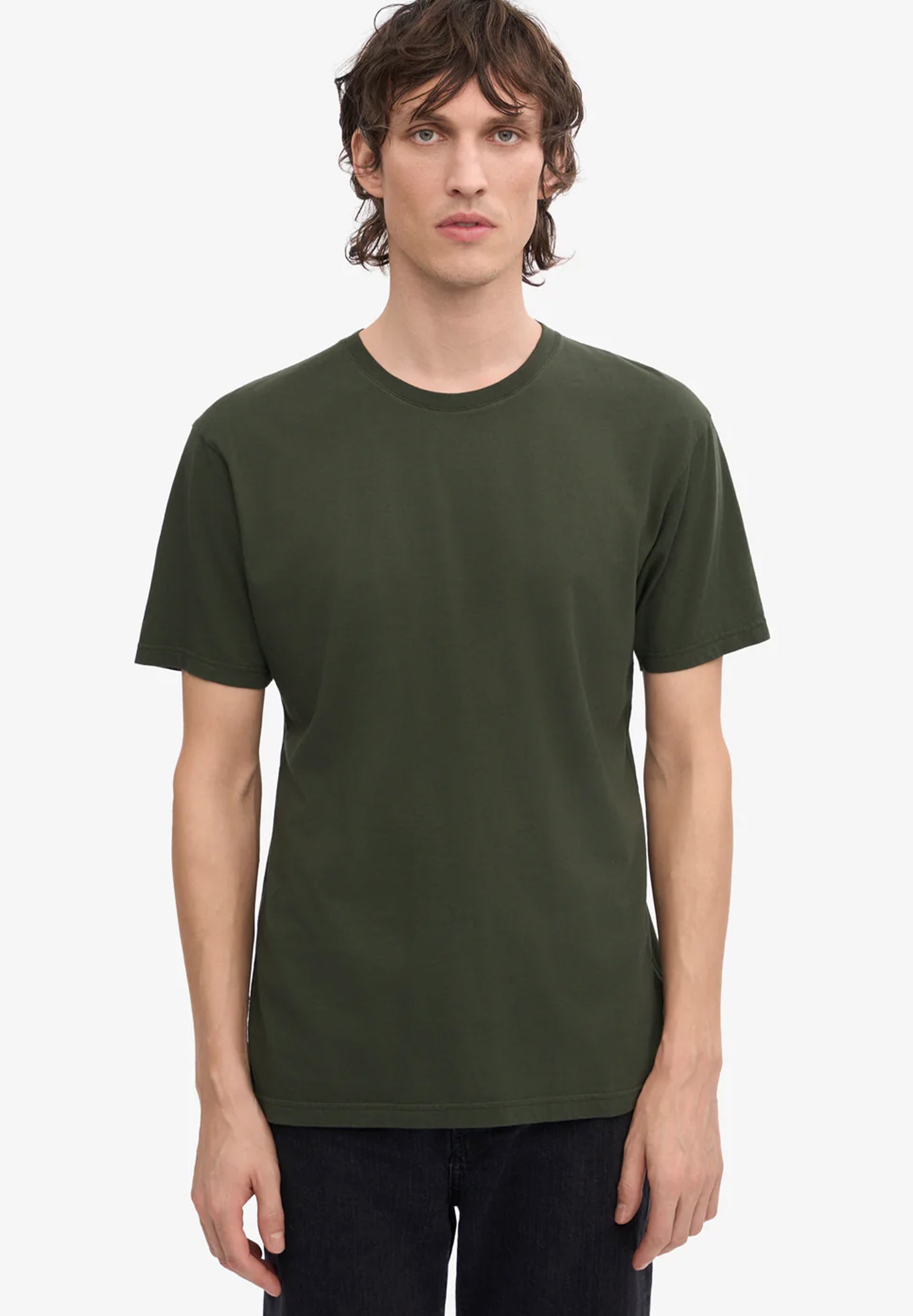 COLORFUL STANDARD - Classic Organic Tee - Hunter Green - BACKYARD