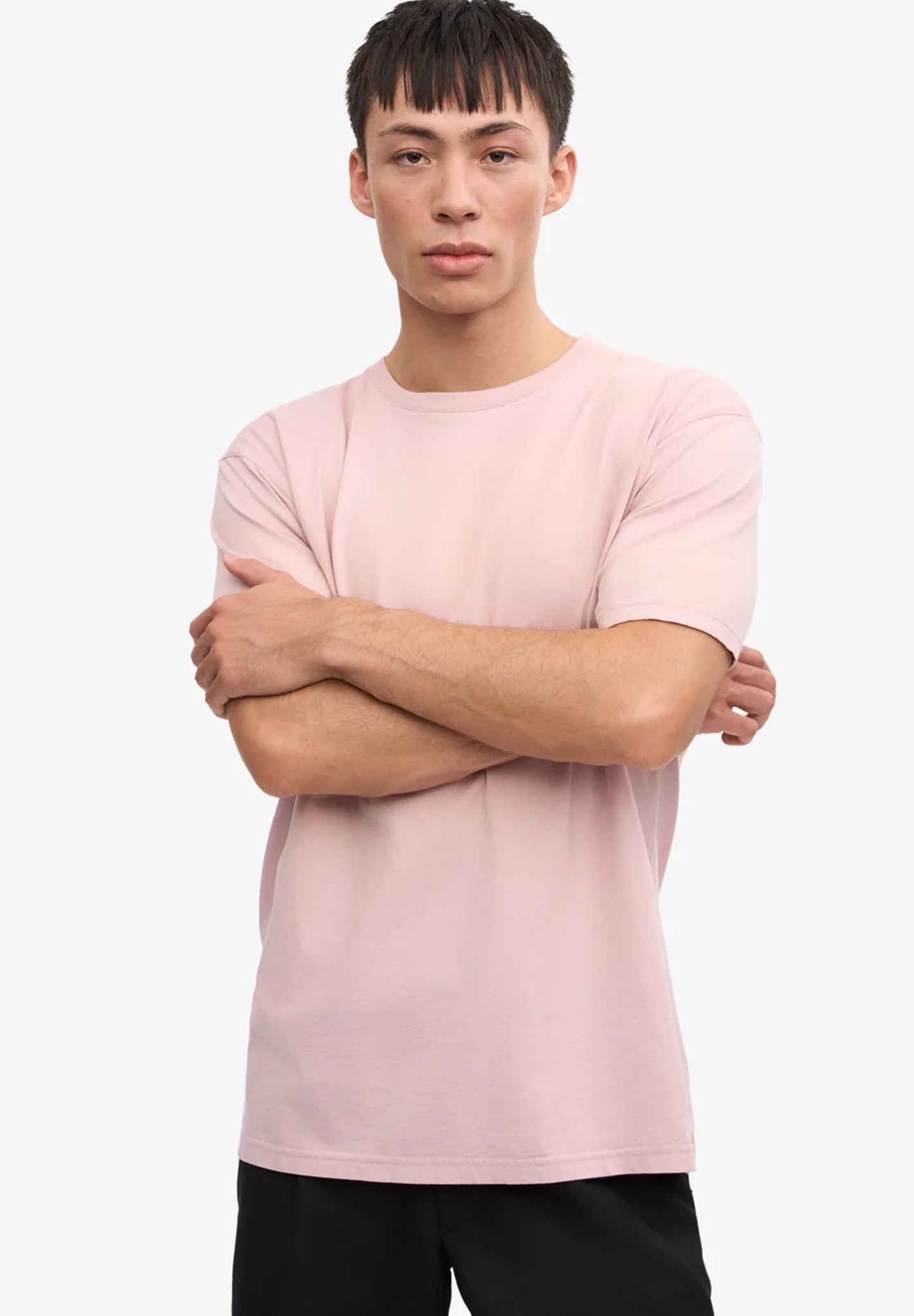COLORFUL STANDARD - Classic Organic Tee - Faded Pink - BACKYARD