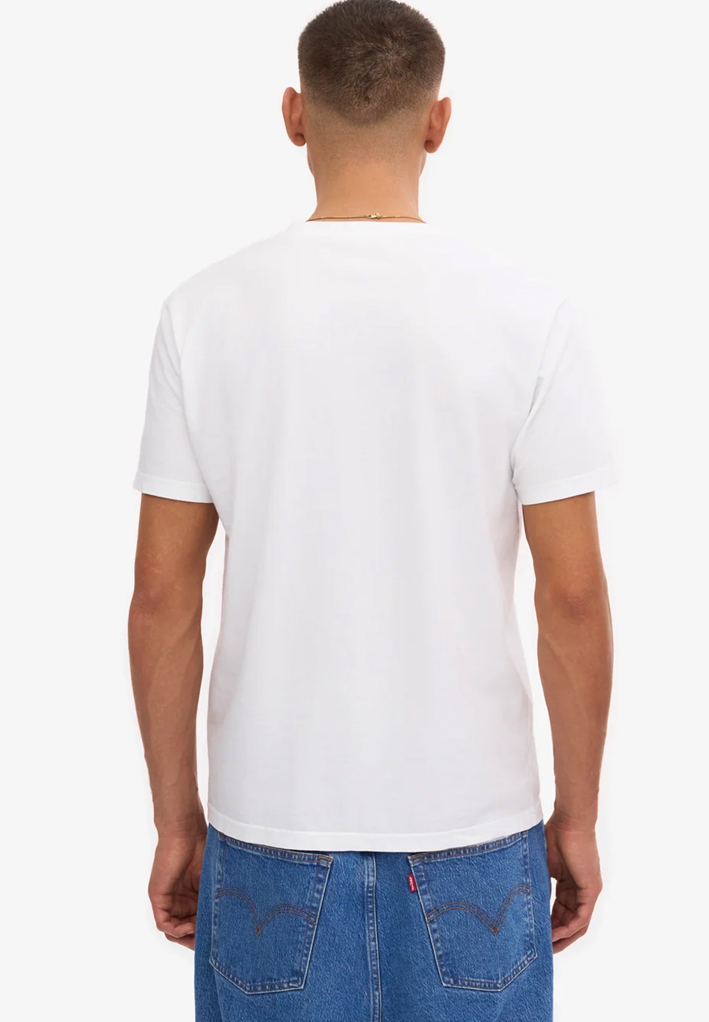 COLORFUL STANDARD - Classic Organic Tee - Optical White - BACKYARD