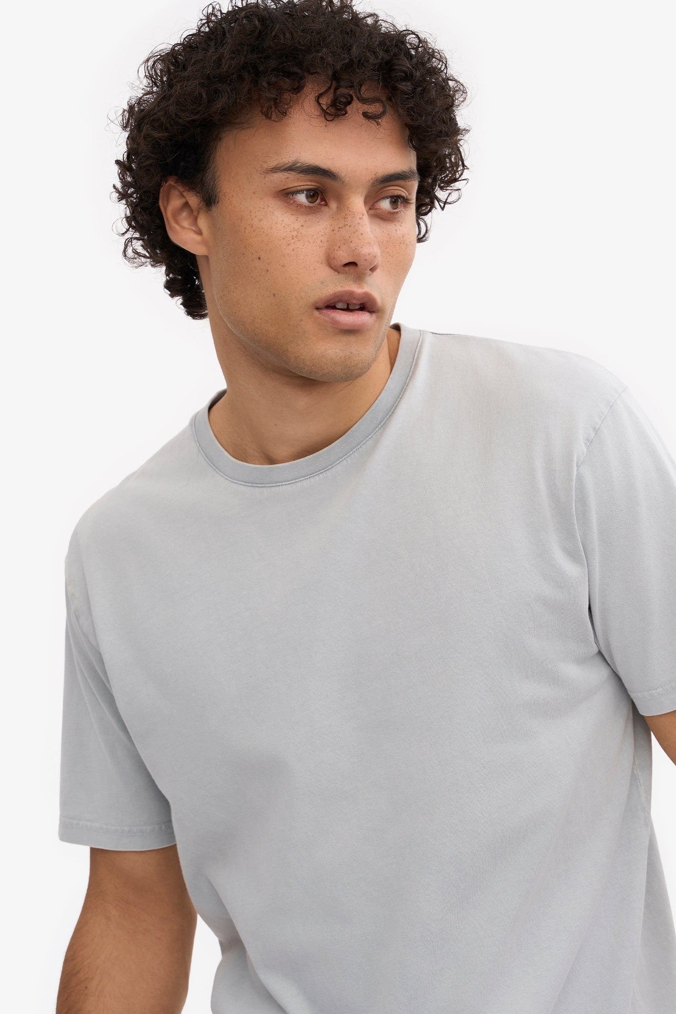 COLORFUL STANDARD - Classic Organic Tee - Faded Grey - BACKYARD
