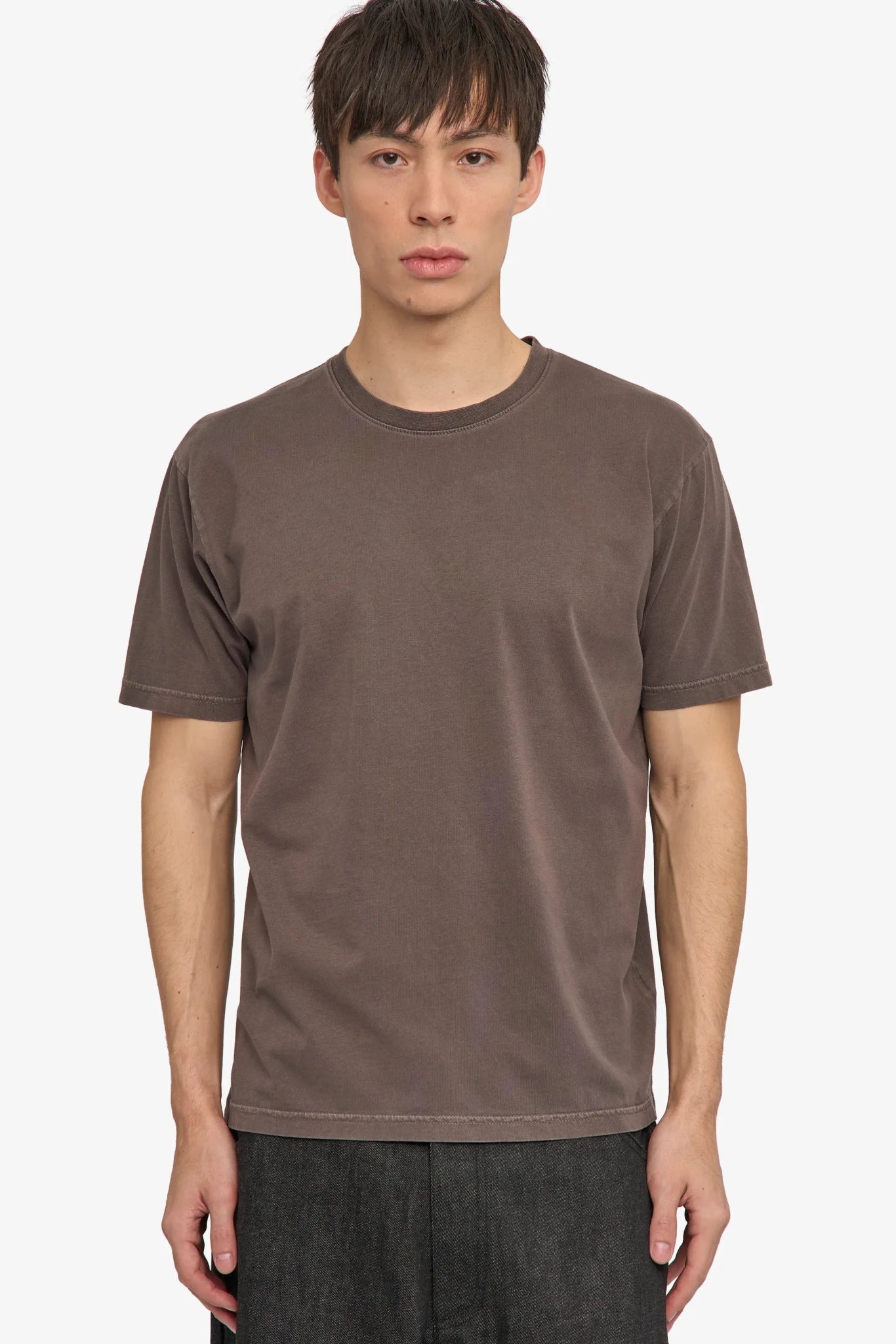 COLORFUL STANDARD-Classic Organic Tee-Faded Mud-BACKYARD