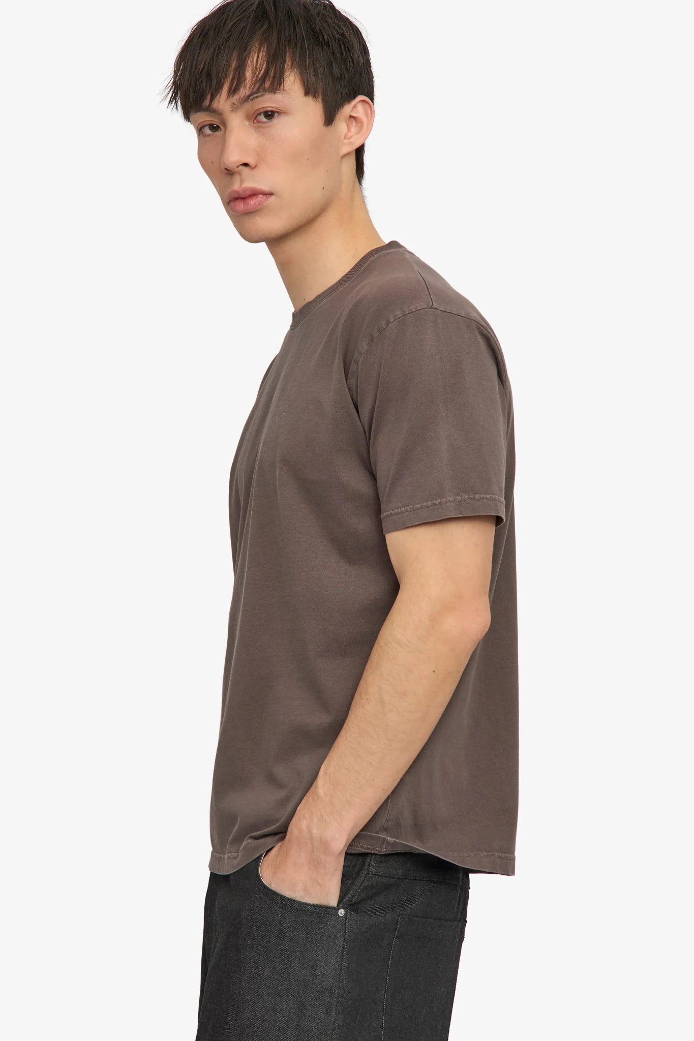 COLORFUL STANDARD-Classic Organic Tee-Faded Mud-BACKYARD