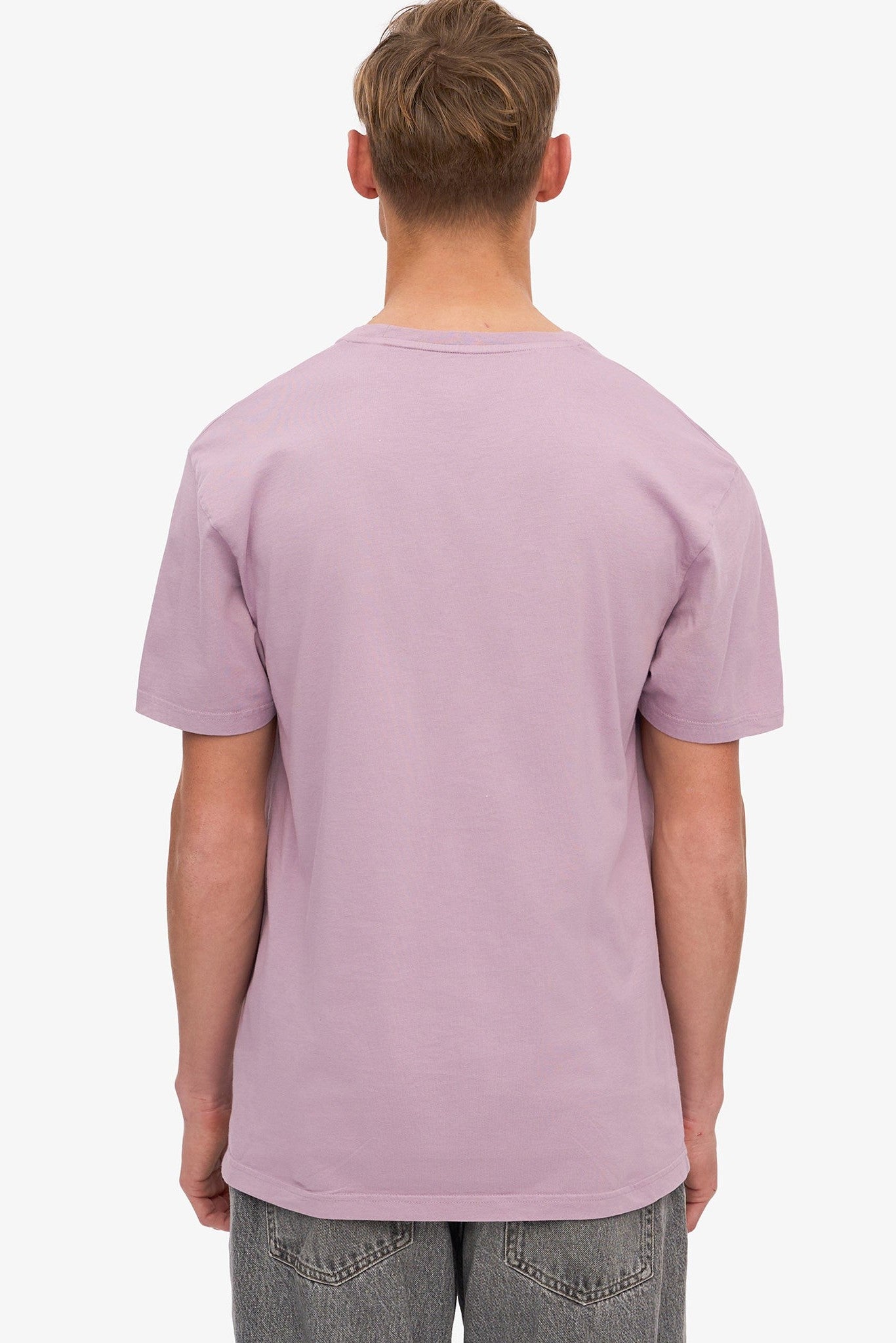 COLORFUL STANDARD - Classic Organic Tee - Pearly Purple - BACKYARD