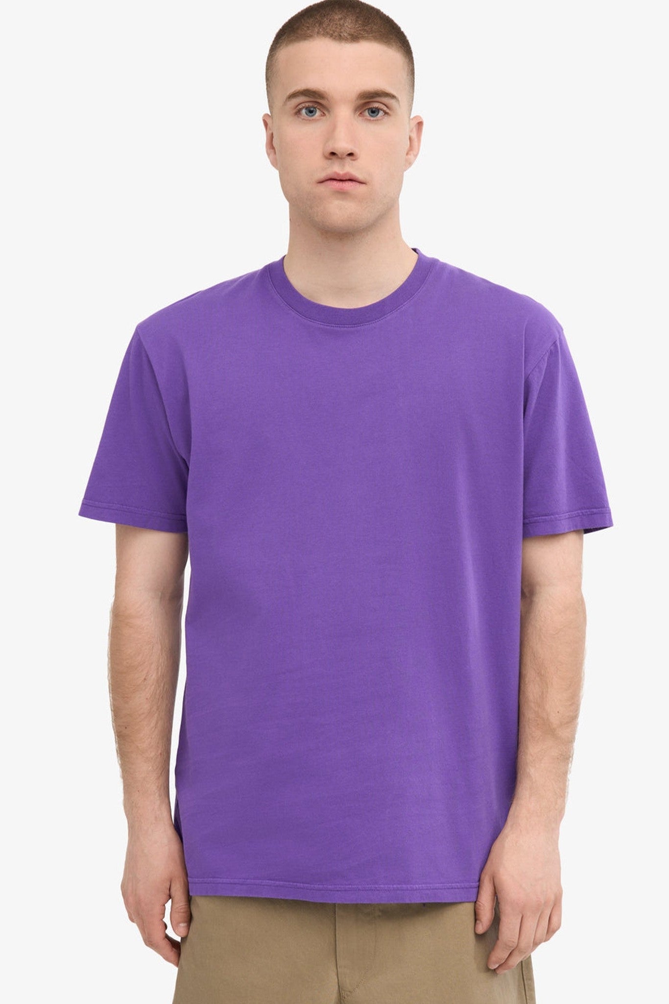 COLORFUL STANDARD - Classic Organic Tee - Ultra Violet - BACKYARD