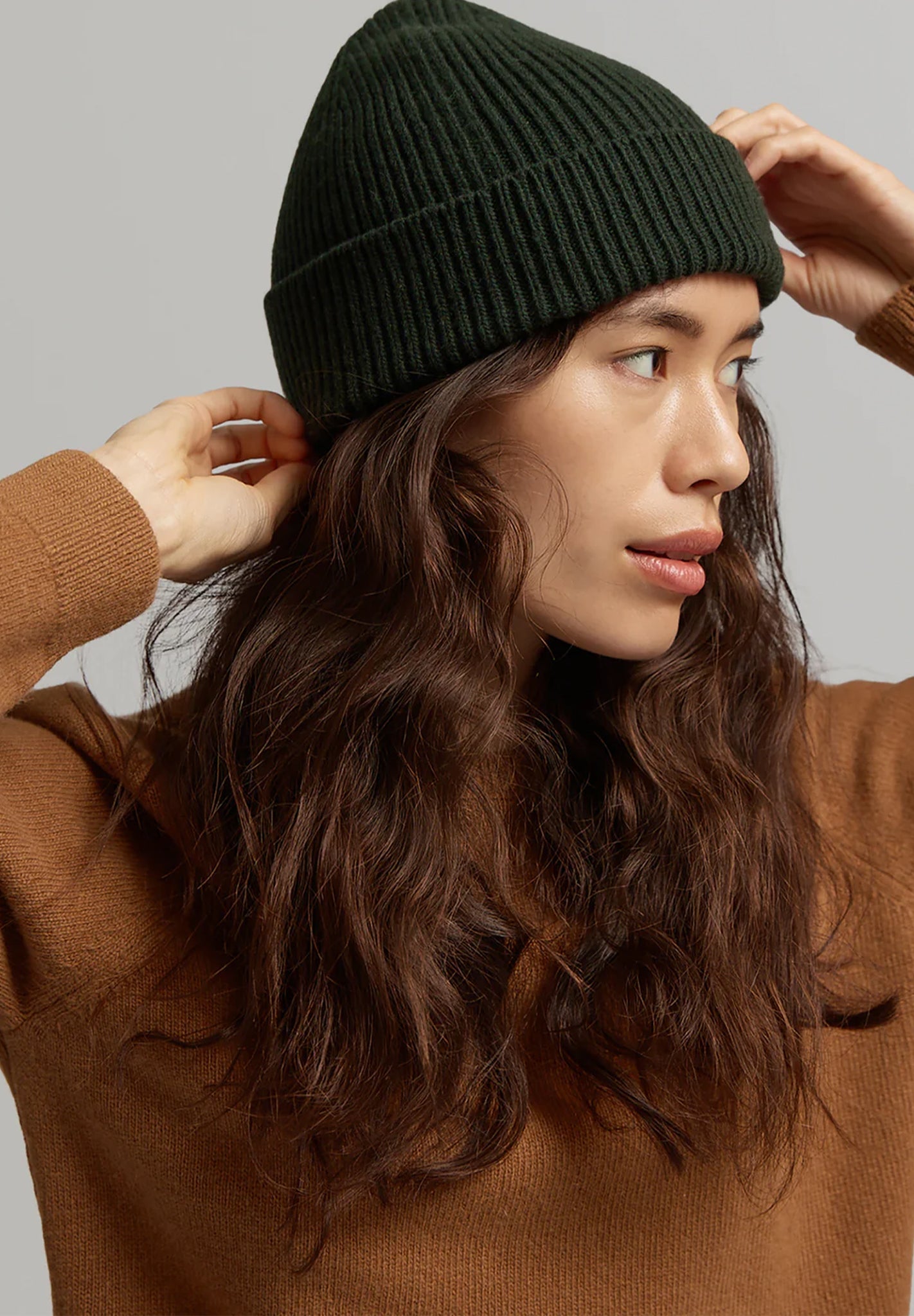 COLORFUL STANDARD - Merino Wool Beanie - Hunter Green - BACKYARD