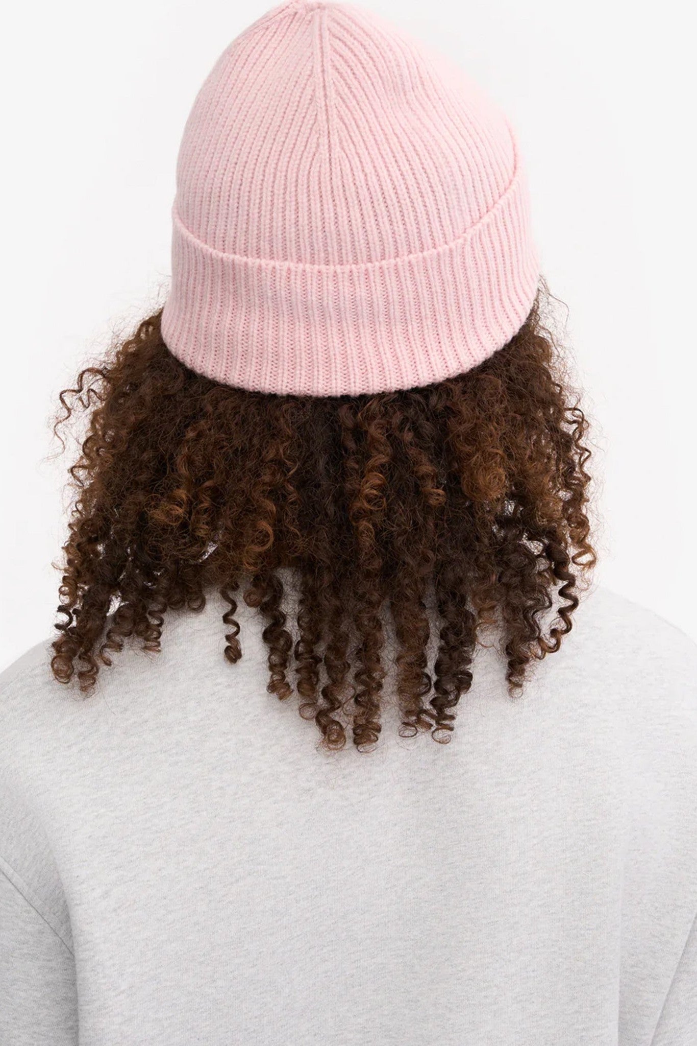 COLORFUL STANDARD - Merino Wool Beanie - Faded Pink - BACKYARD