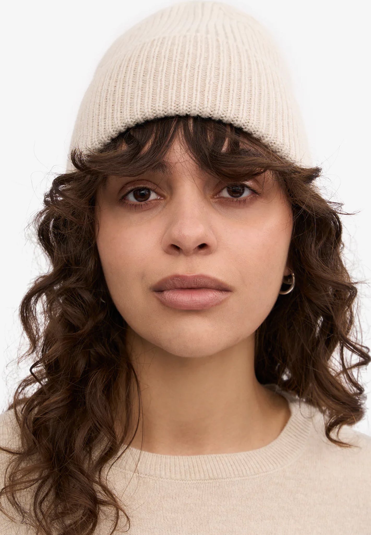 COLORFUL STANDARD - Merino Wool Beanie - Ivory White - BACKYARD