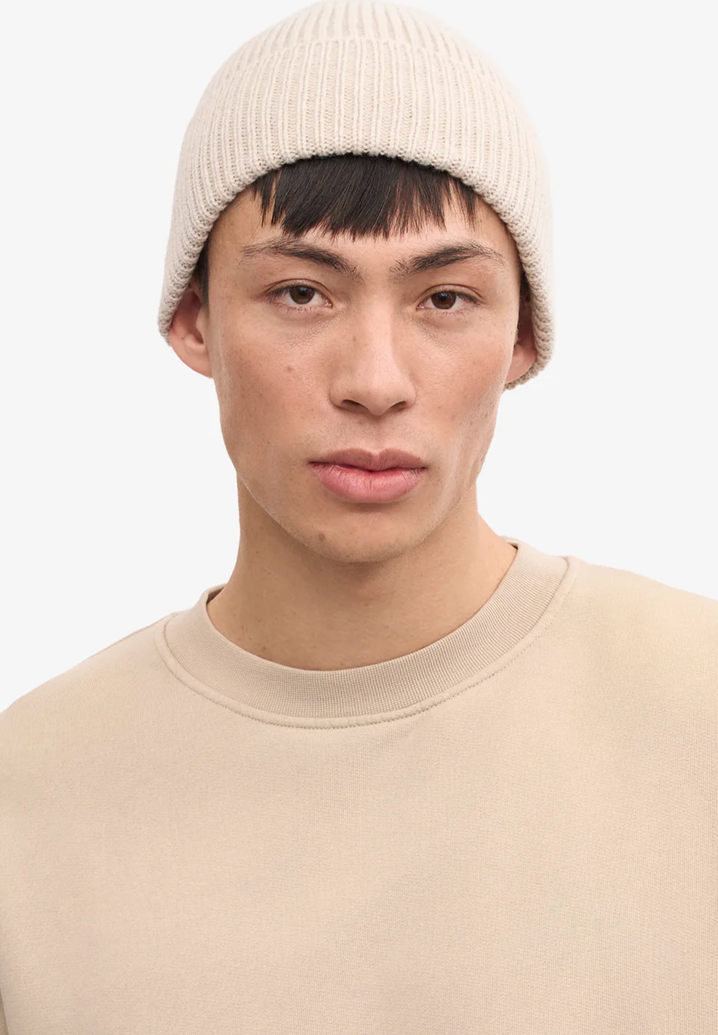 COLORFUL STANDARD - Merino Wool Beanie - Ivory White - BACKYARD