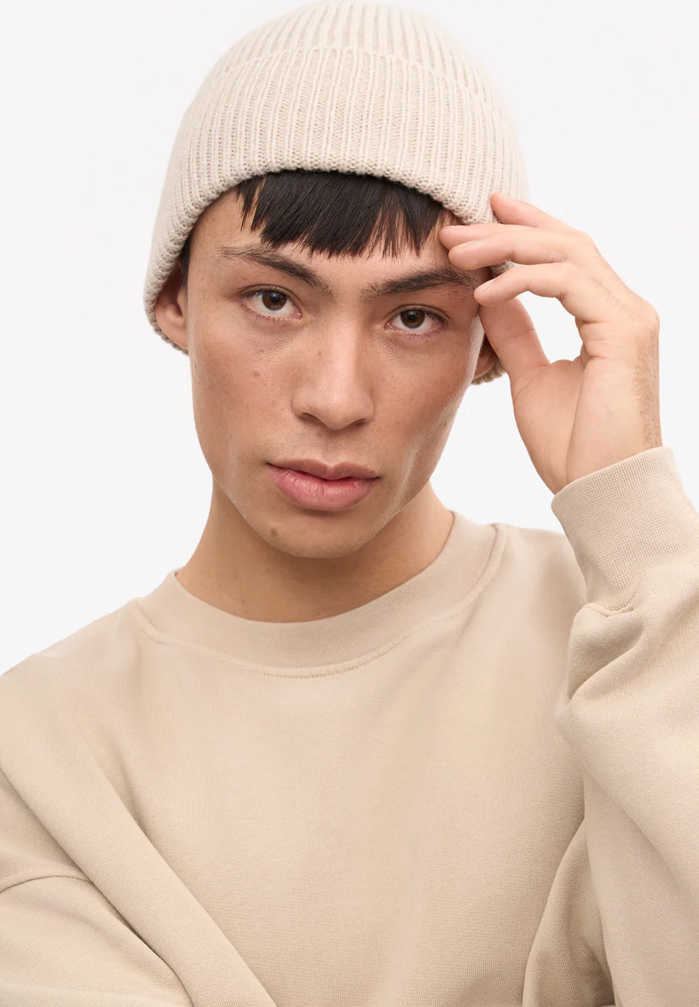 COLORFUL STANDARD - Merino Wool Beanie - Ivory White - BACKYARD