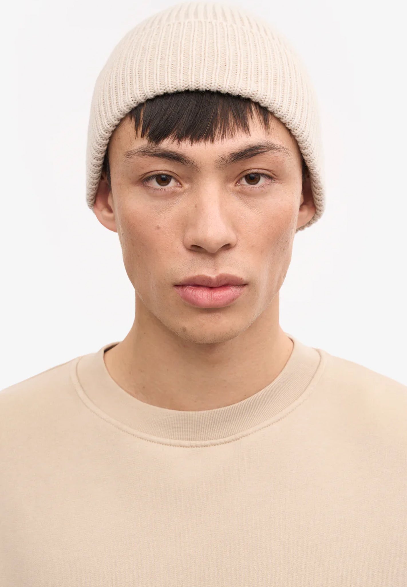 COLORFUL STANDARD - Merino Wool Beanie - Ivory White - BACKYARD