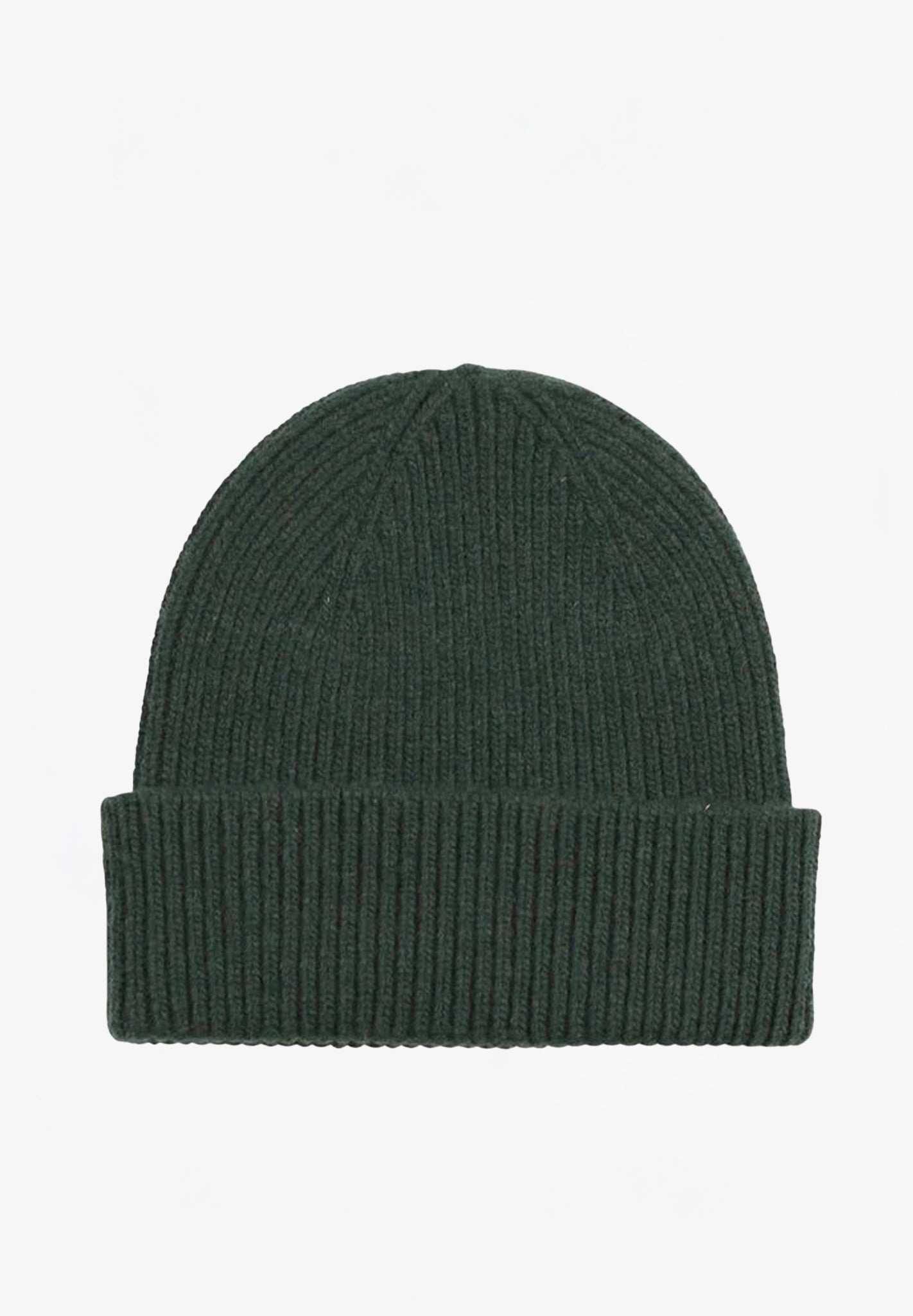 COLORFUL STANDARD - Merino Wool Beanie - Hunter Green - BACKYARD