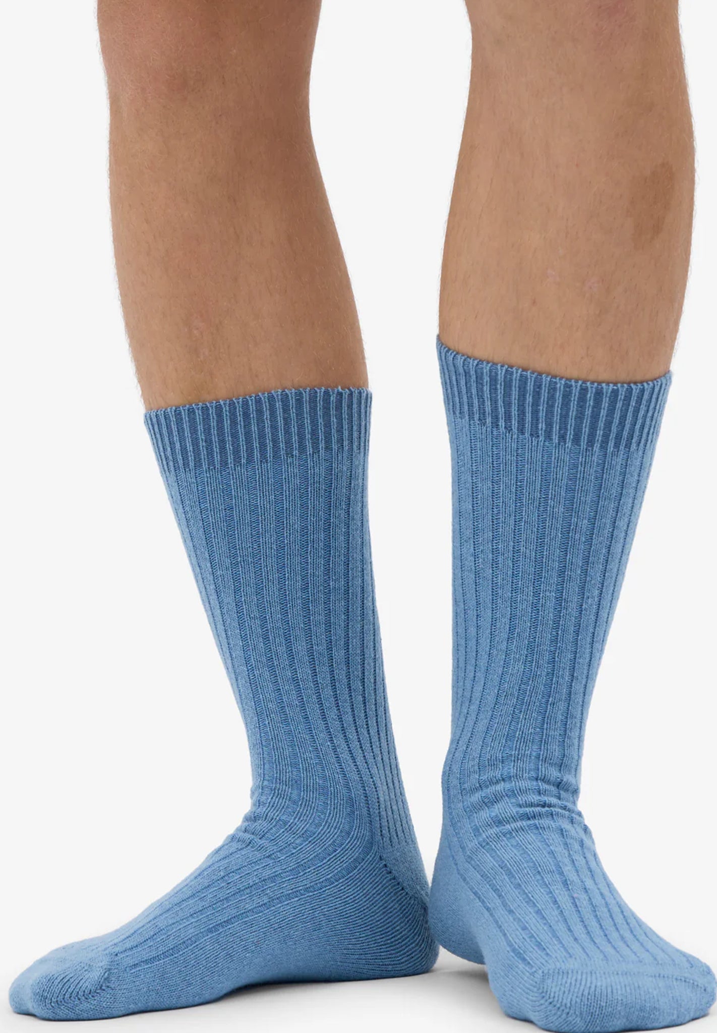 COLORFUL STANDARD - Merino Wool Blend Sock - Seaside Blue - BACKYARD