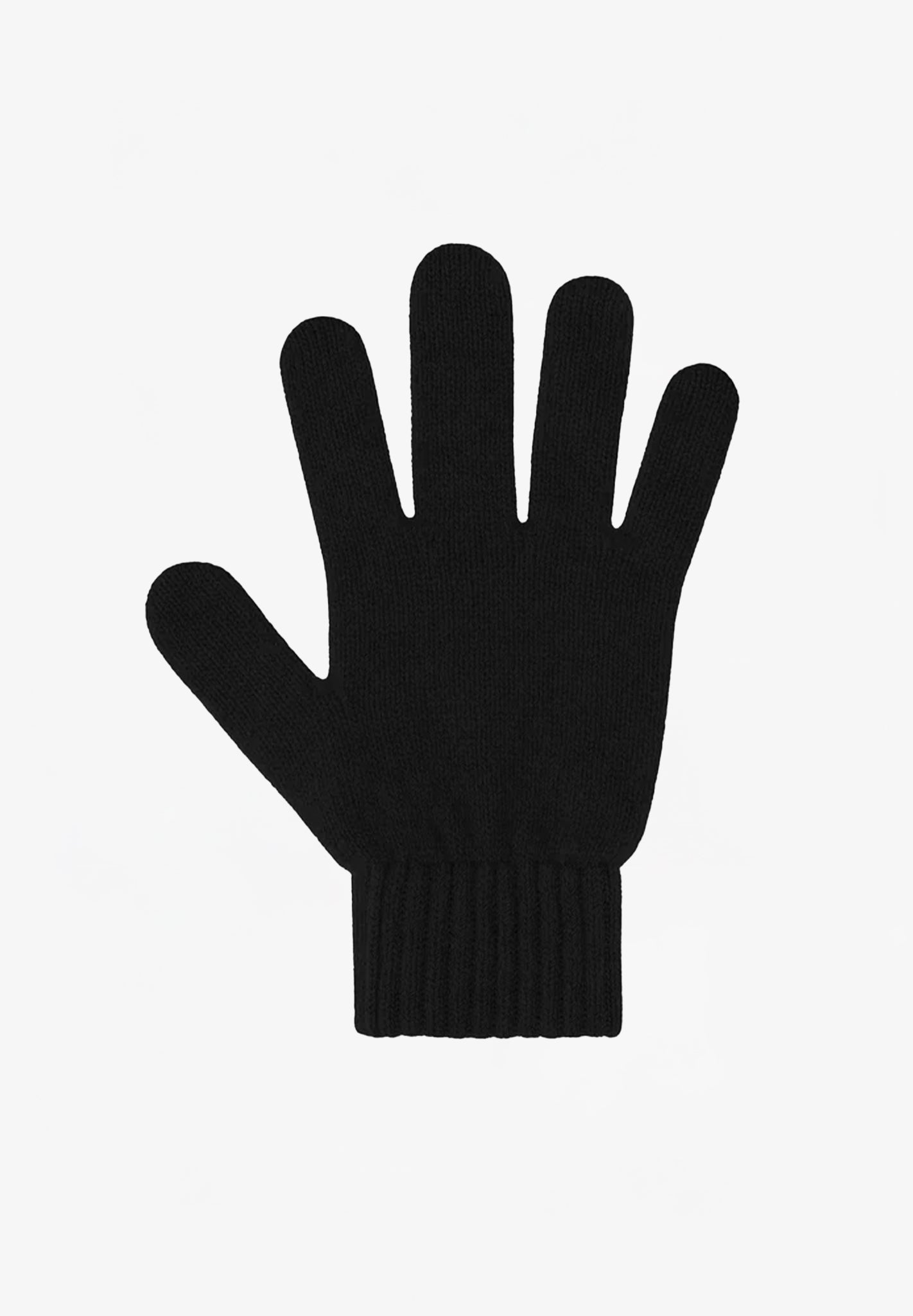 COLORFUL STANDARD - Merino Wool Gloves - Deep Black - BACKYARD