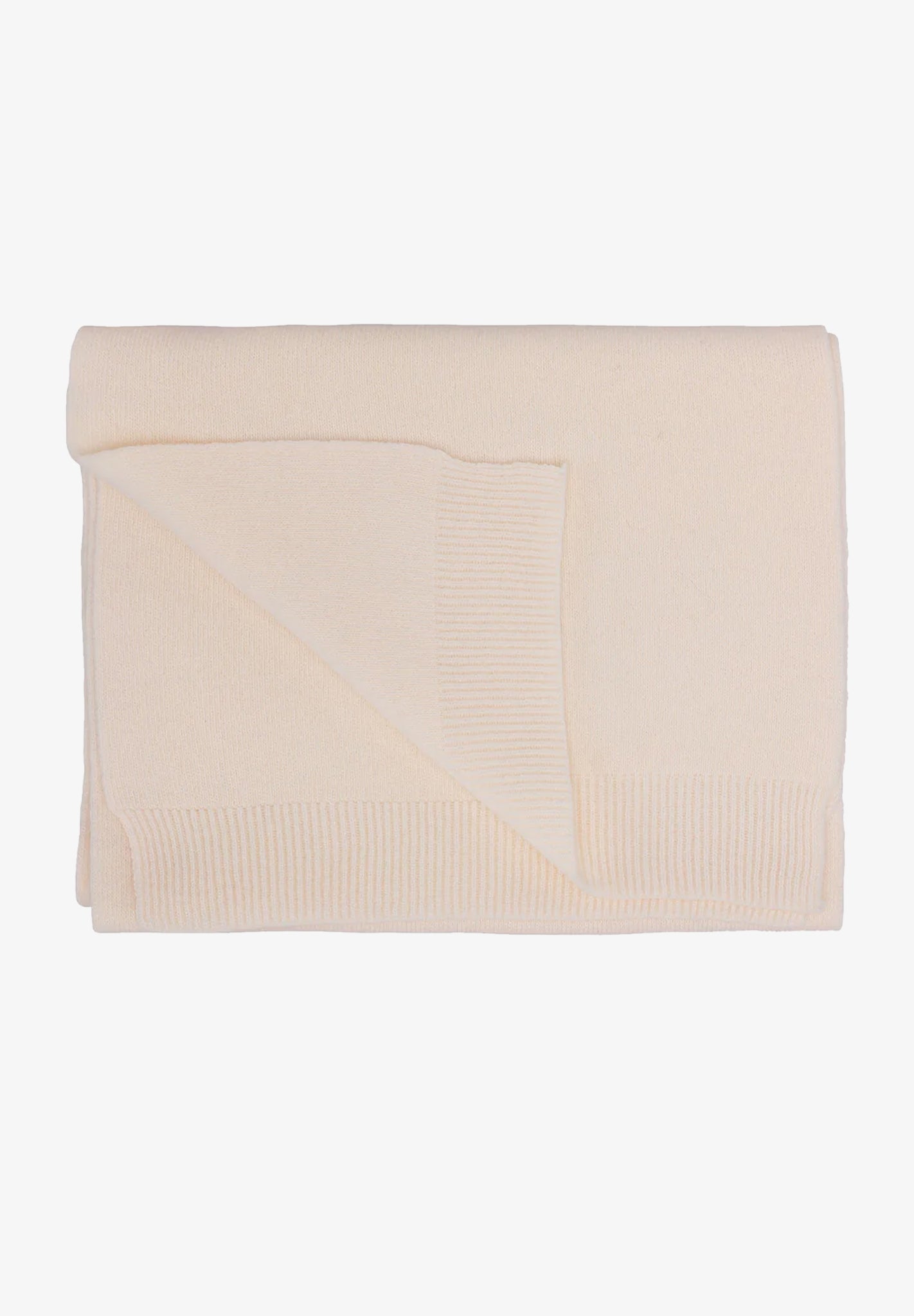 COLORFUL STANDARD - Merino Wool Scarf - Ivory White - BACKYARD