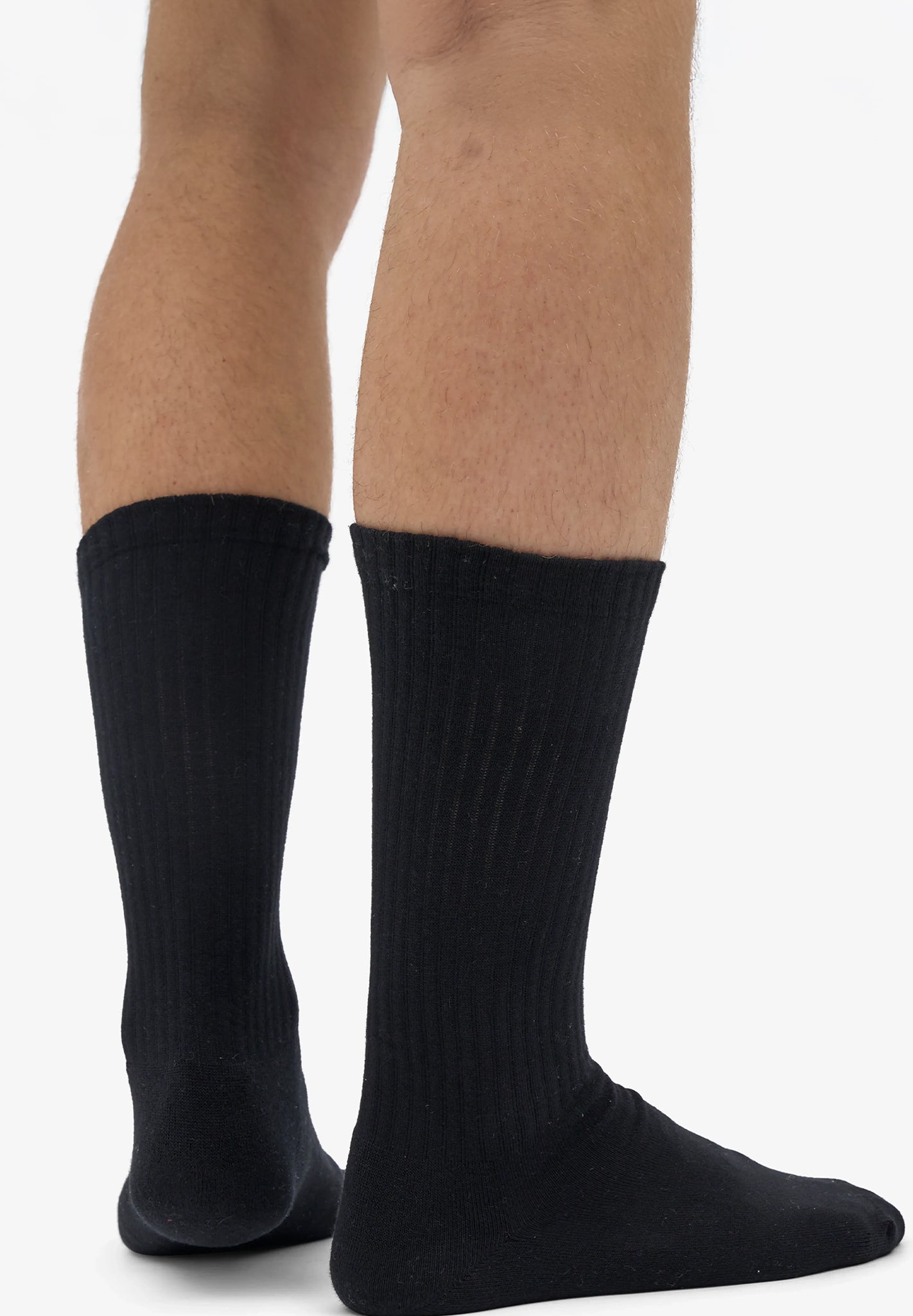 COLORFUL STANDARD - Organic Active Sock - Deep Black - BACKYARD
