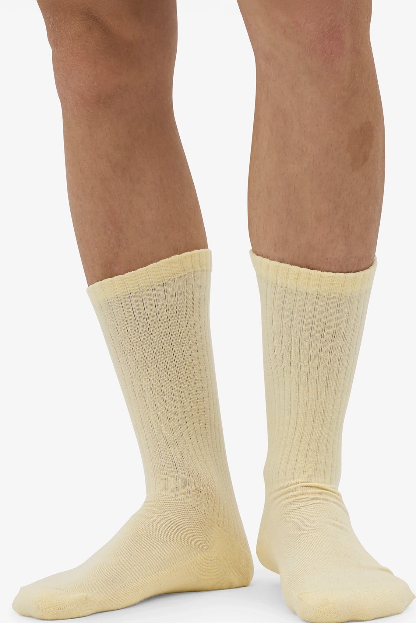 COLORFUL STANDARD - Organic Active Sock - Soft Yellow - BACKYARD