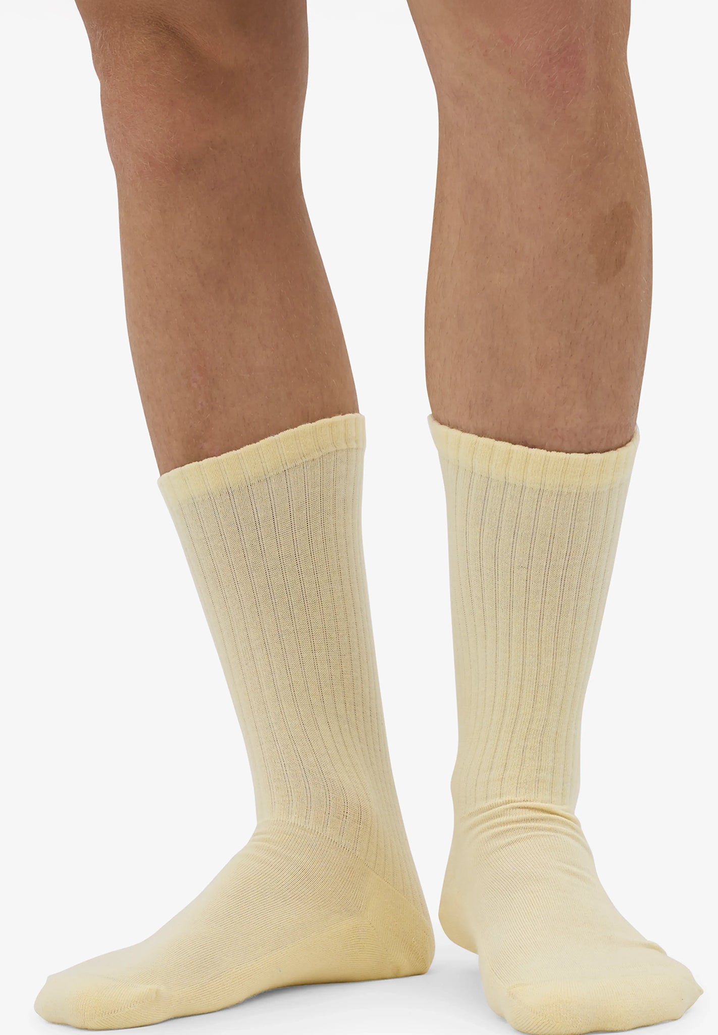 COLORFUL STANDARD - Organic Active Sock - Soft Yellow - BACKYARD