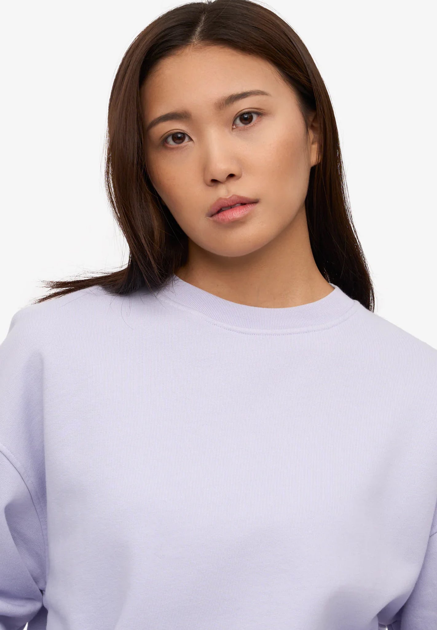 COLORFUL STANDARD - Organic Oversized Crew - Soft Lavender - BACKYARD