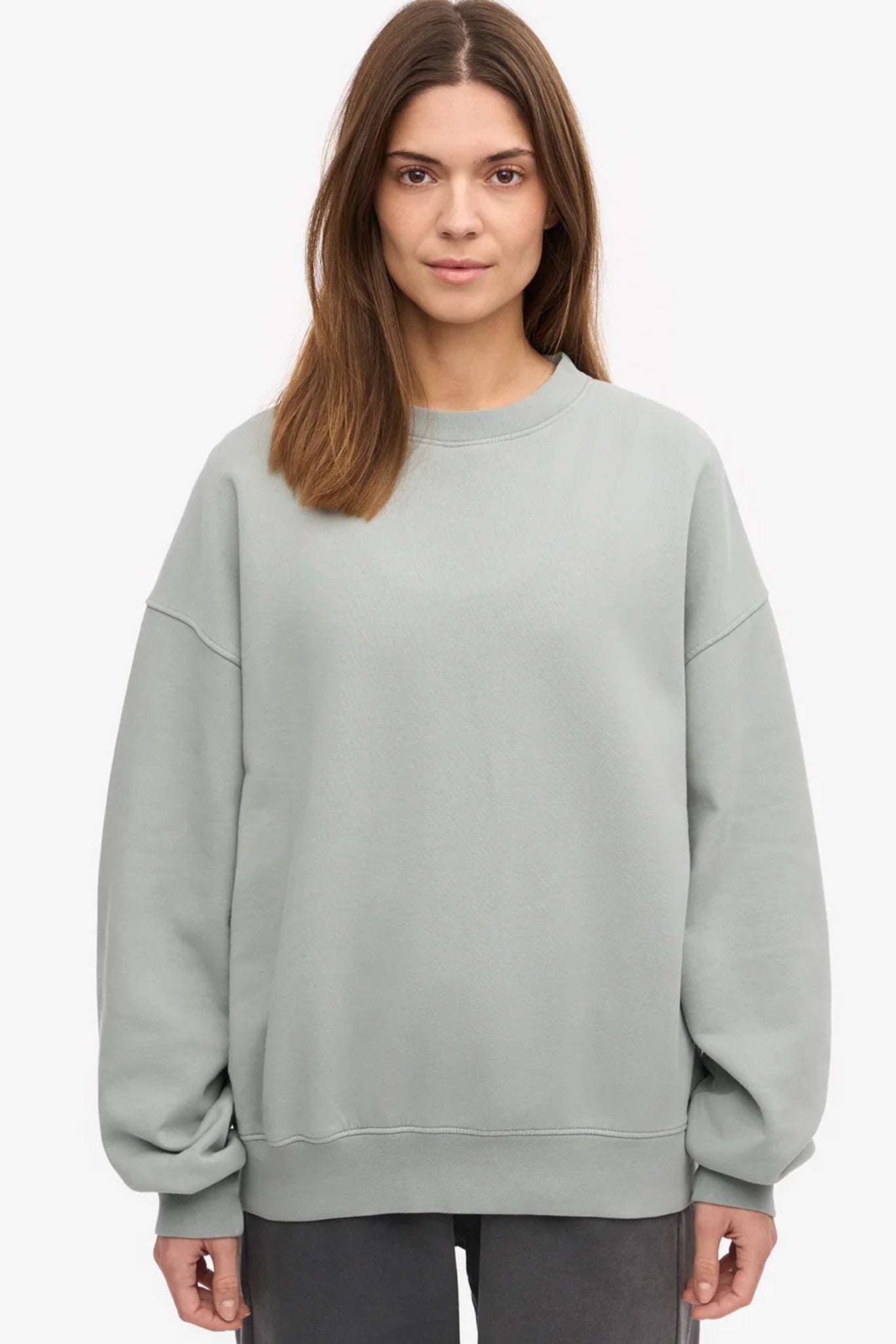 COLORFUL STANDARD - Organic Oversized Crew - Steel Blue - BACKYARD