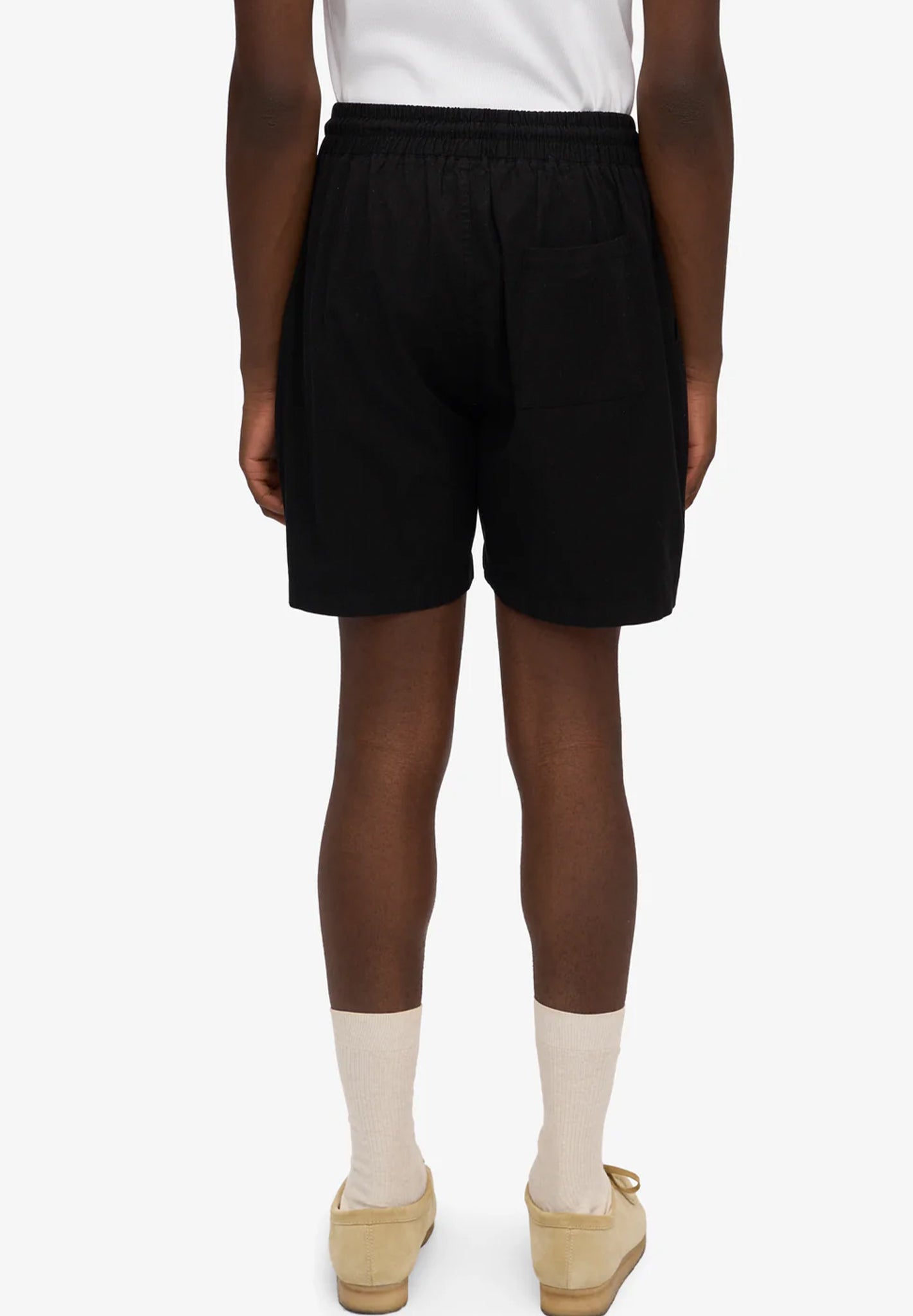 COLORFUL STANDARD - Organic Twill Shorts - Deep Black - BACKYARD