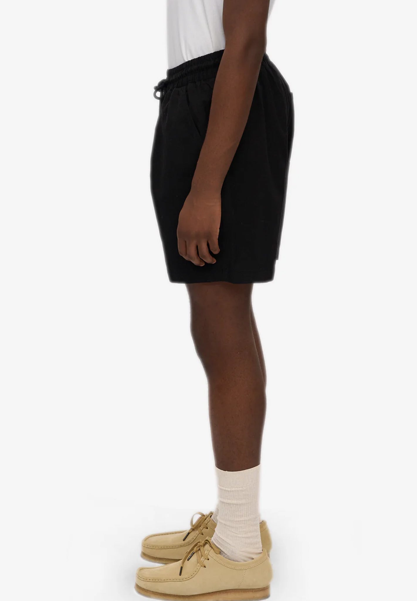 COLORFUL STANDARD - Organic Twill Shorts - Deep Black - BACKYARD