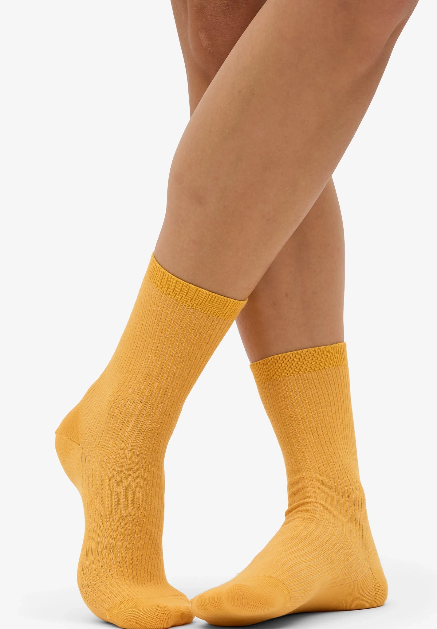 COLORFUL STANDARD - Women Classic Organic Sock - Burned Yellow - BACKYARD