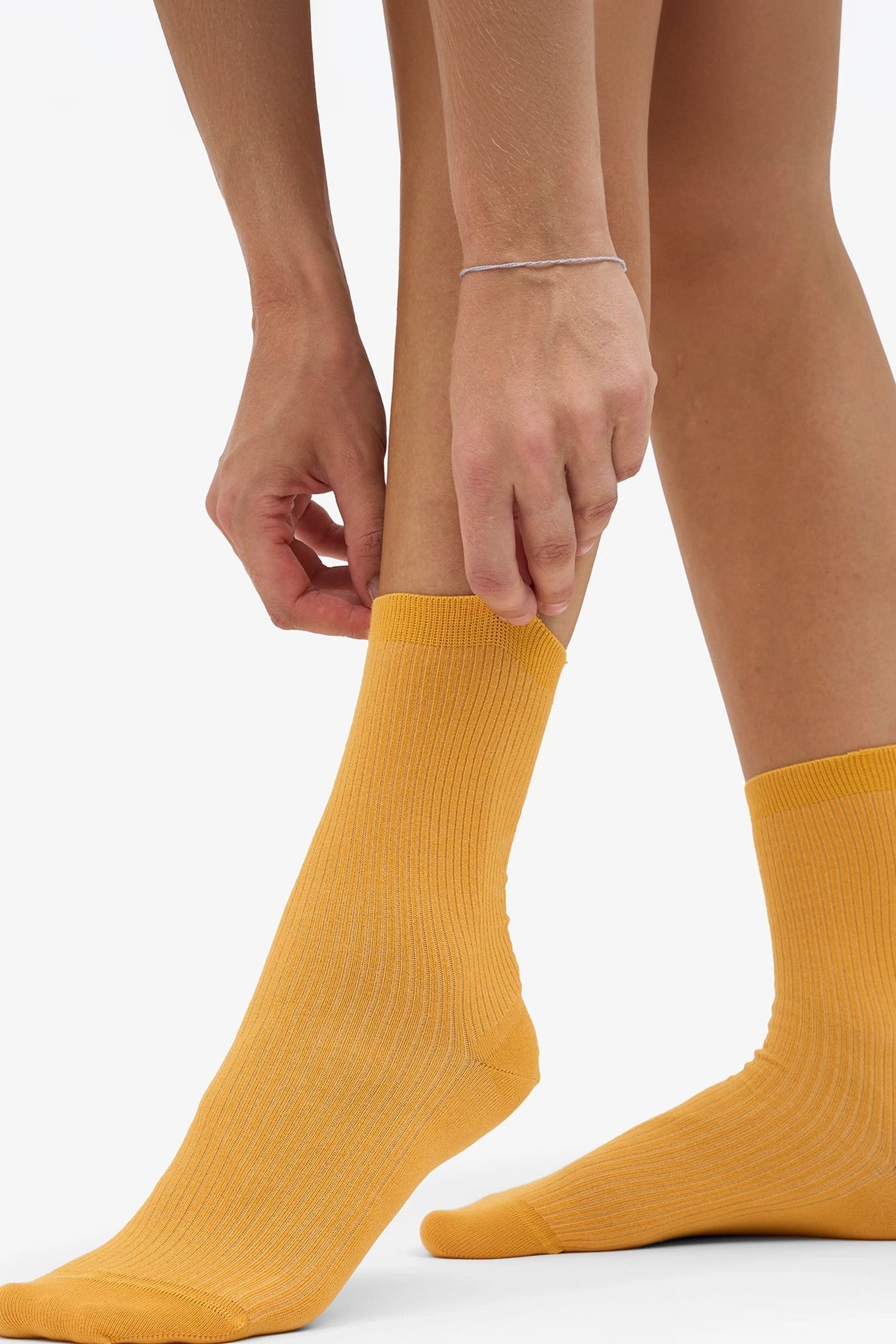COLORFUL STANDARD - Women Classic Organic Sock - Burned Yellow - BACKYARD