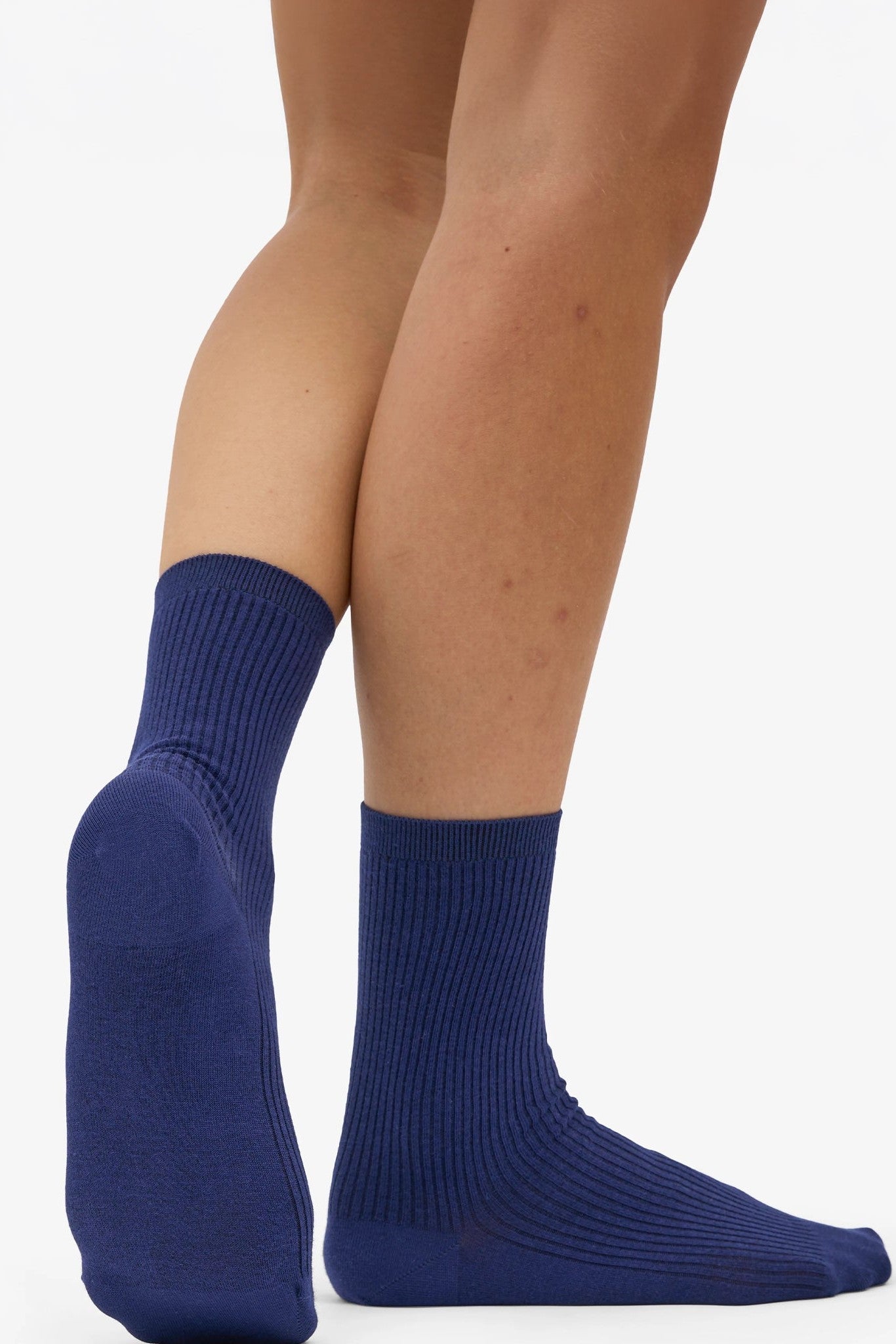 COLORFUL STANDARD - Women Classic Organic Sock - Marine Blue - BACKYARD
