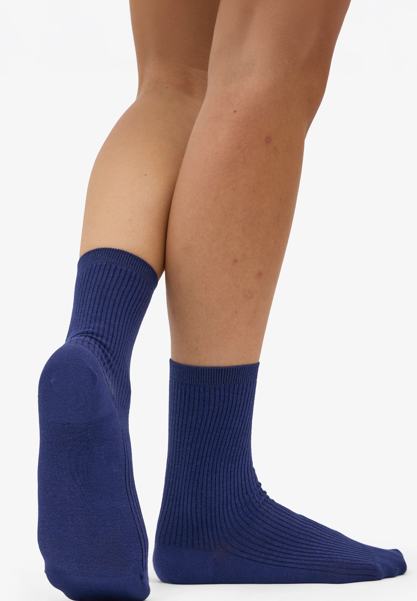 COLORFUL STANDARD - Women Classic Organic Sock - Marine Blue - BACKYARD