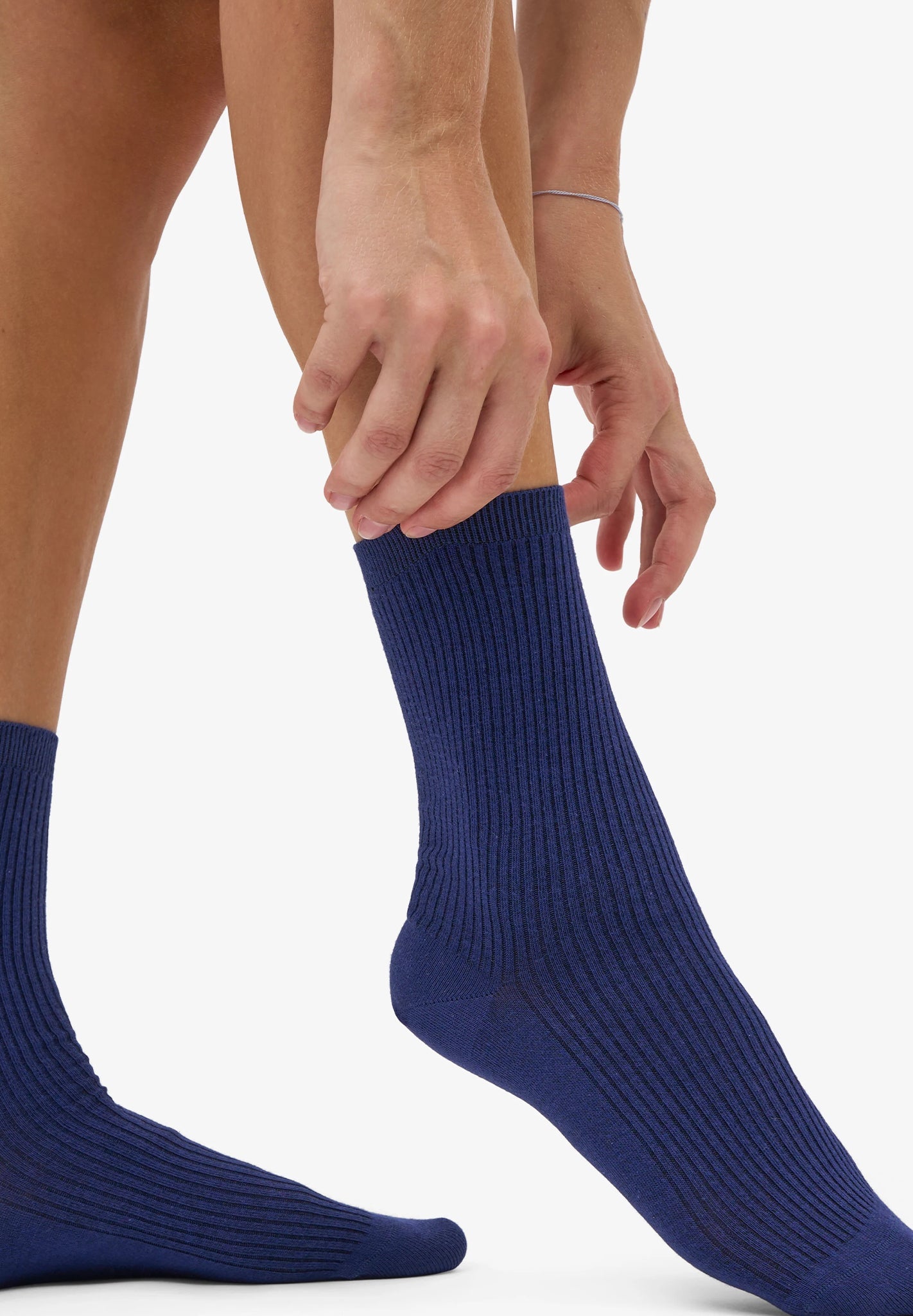 COLORFUL STANDARD - Women Classic Organic Sock - Marine Blue - BACKYARD