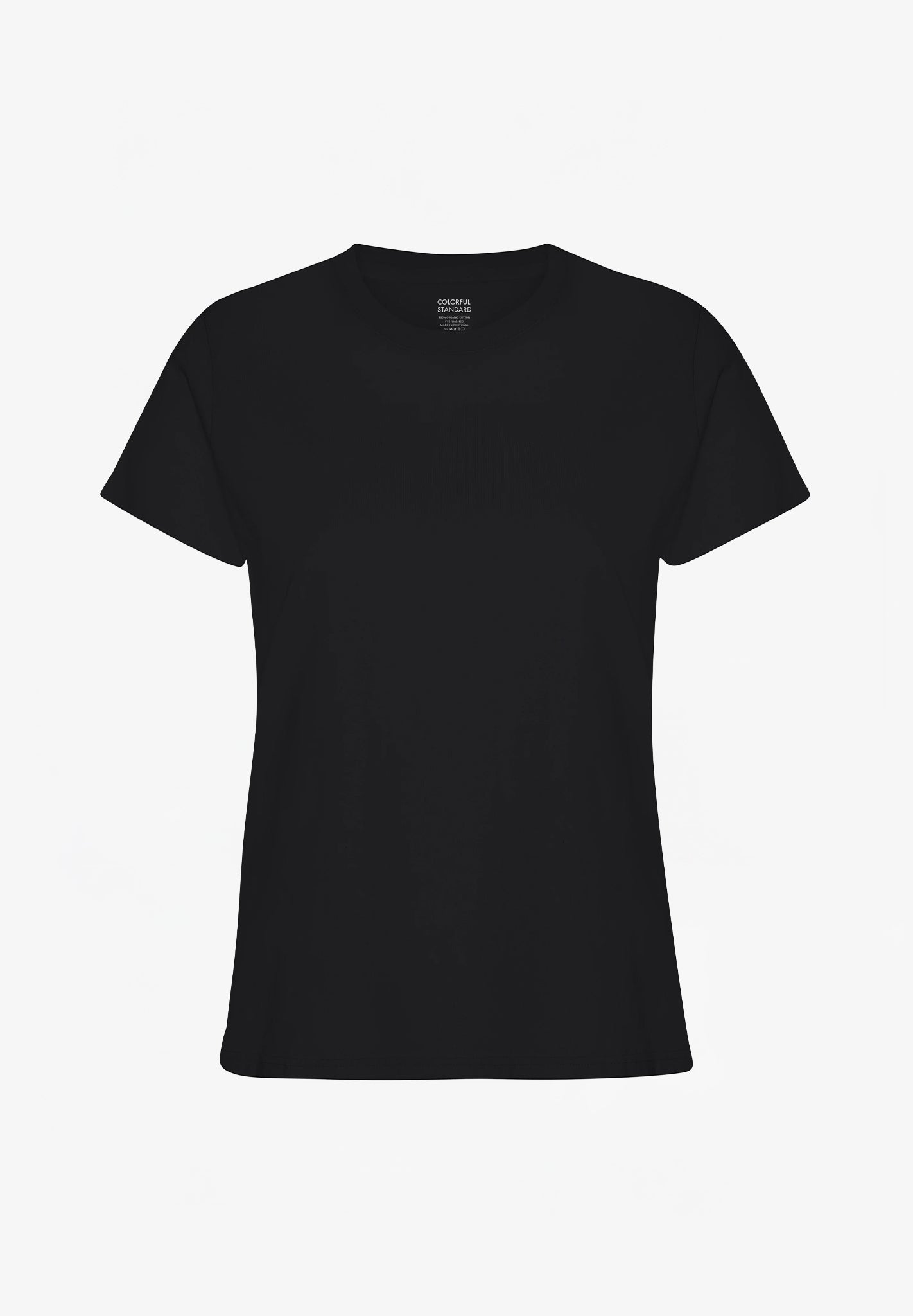 COLORFUL STANDARD - Women Light Organic Tee - Deep Black - BACKYARD