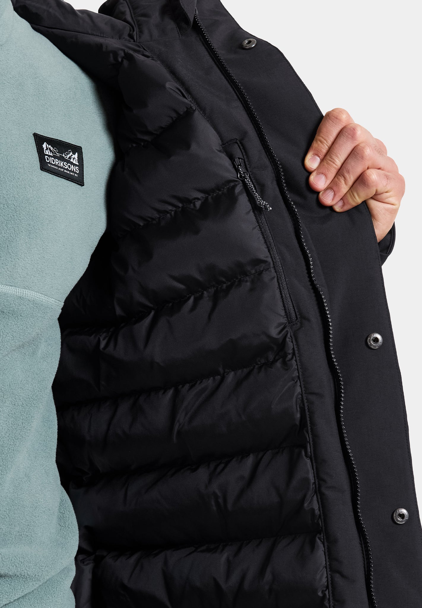 DIDRIKSONS - Akilles USX Parka 2 - Black - BACKYARD