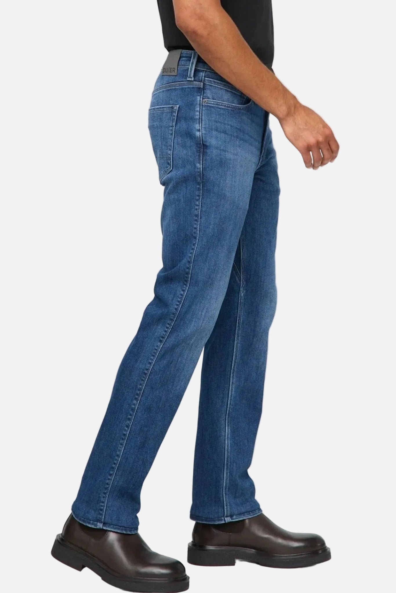 DUER - Tech Fleece Denim Straight - Classic Indigo - BACKYARD