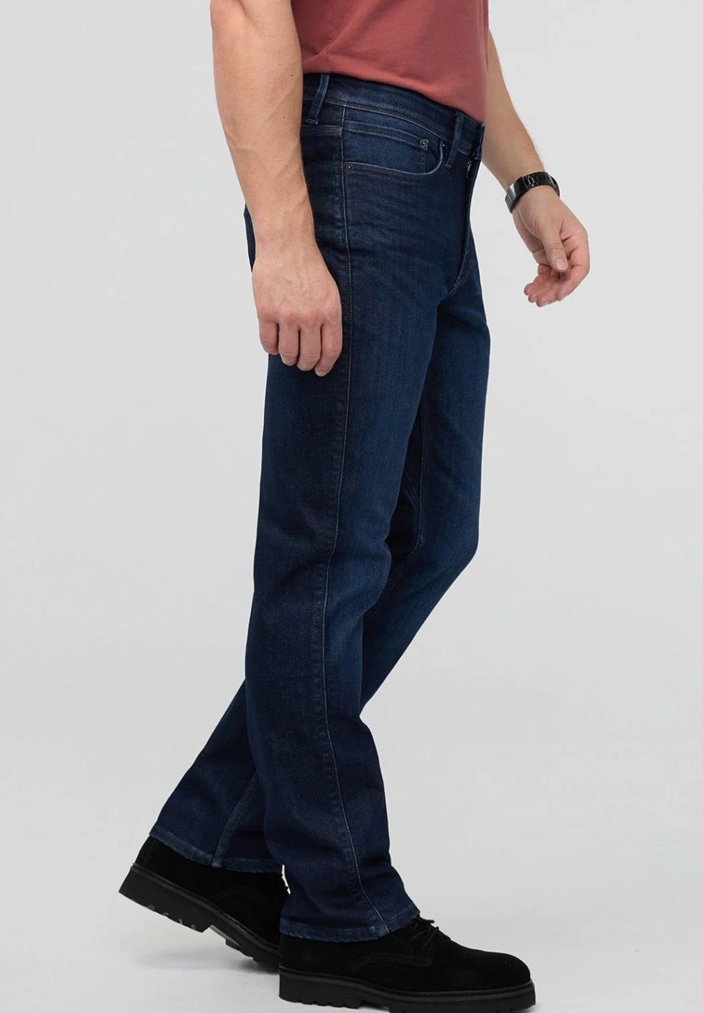 DUER - Tech Fleece Denim Straight - Dark Indigo - BACKYARD