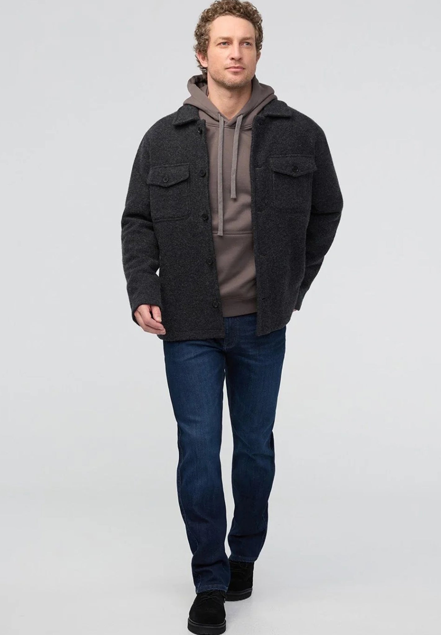 DUER - Tech Fleece Denim Straight - Dark Indigo - BACKYARD