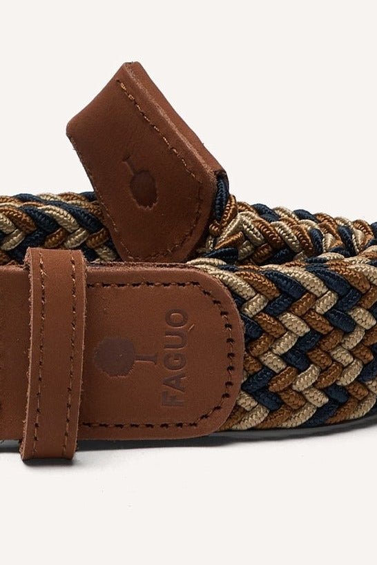 FAGUO - Belt Syn Woven - Navy 21 - BACKYARD